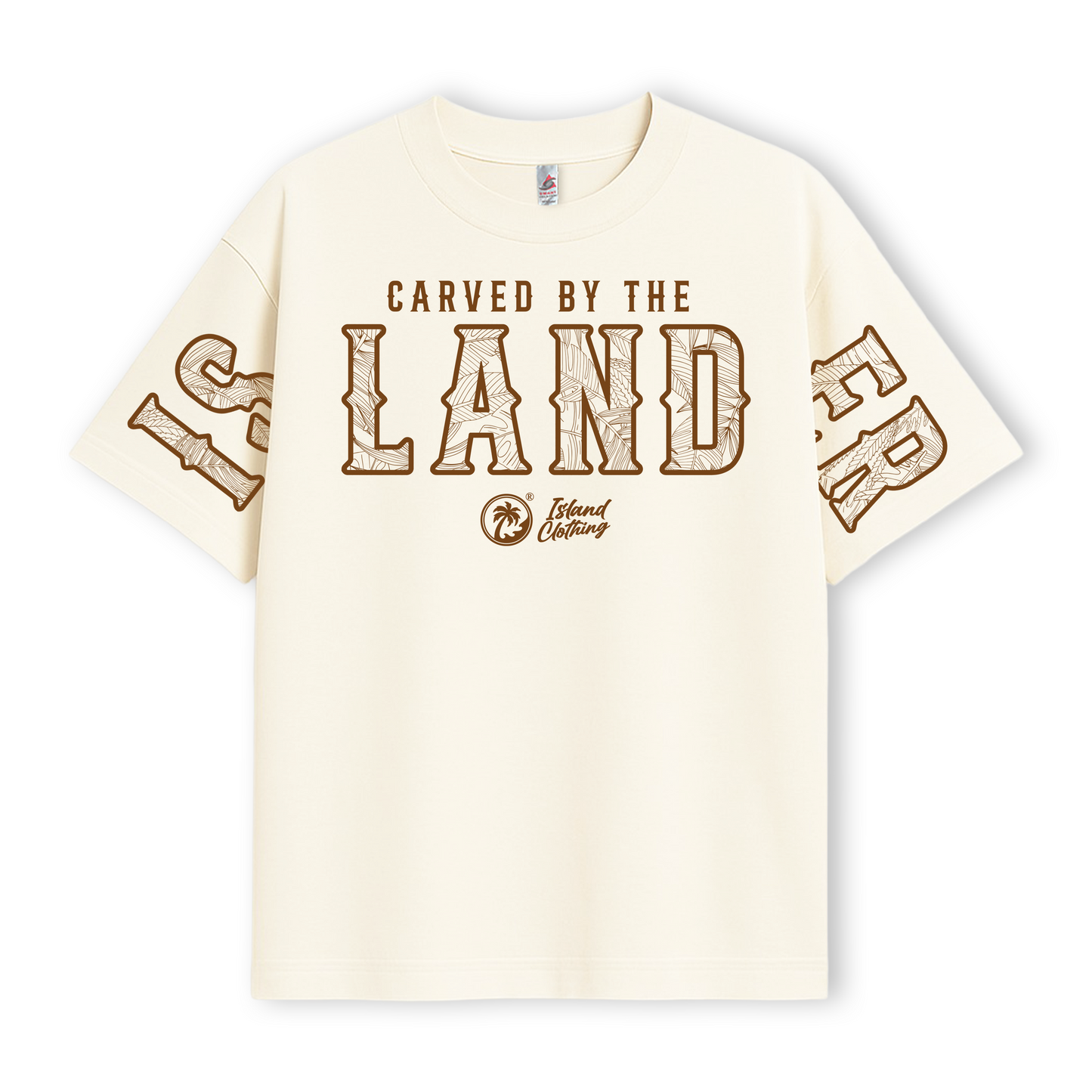 Carved By The Land - Heavy Weight Oversized Tee - UH77
