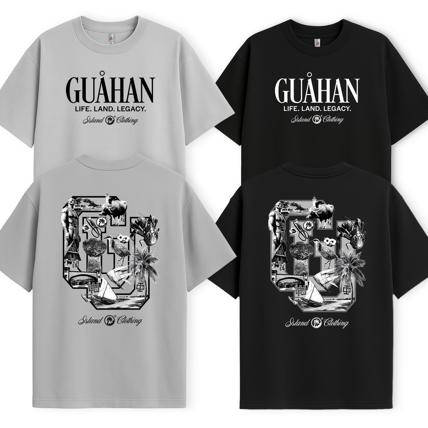 IC Guahan GU - Heavy Weight Oversized Tee - UH77