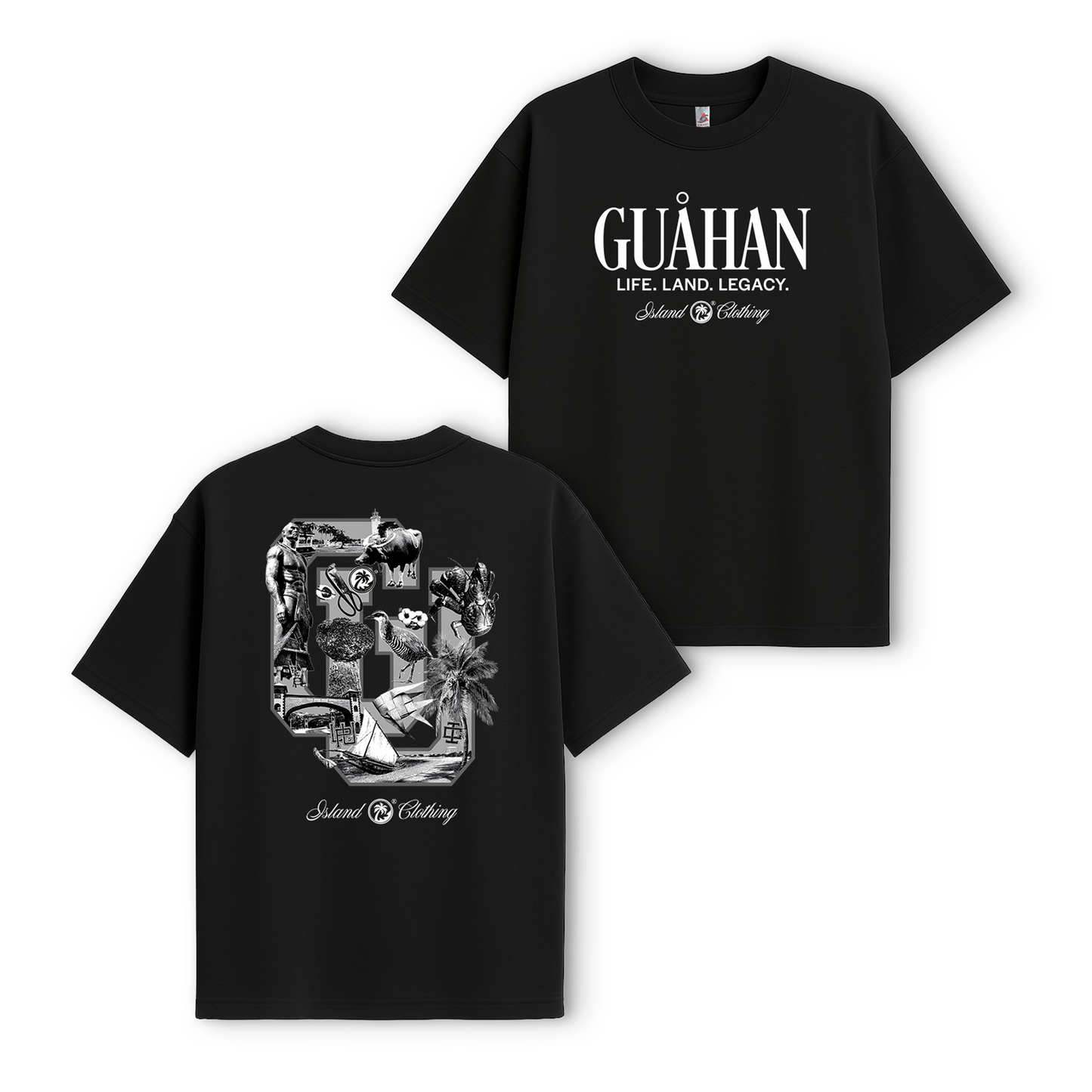 IC Guahan GU - Heavy Weight Oversized Tee - UH77