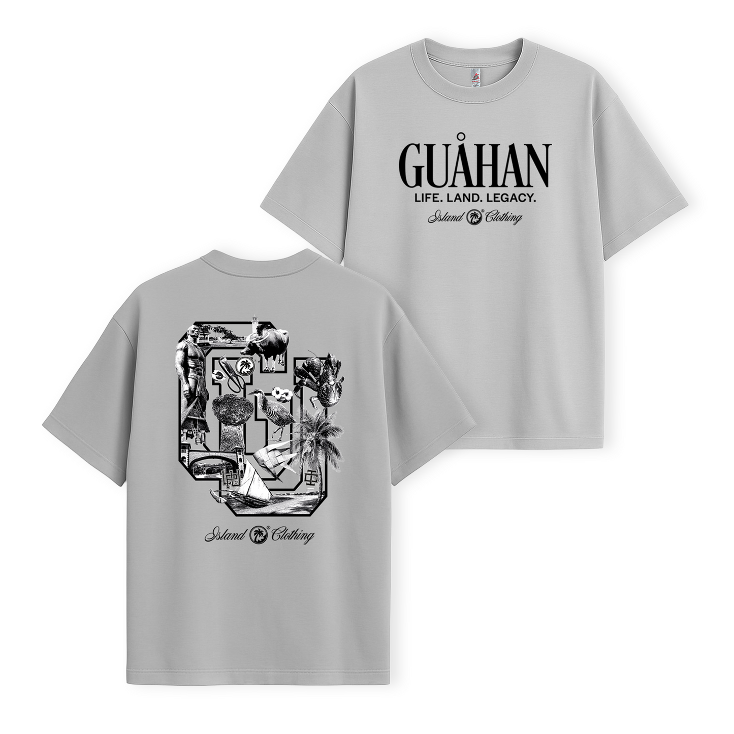 IC Guahan GU - Heavy Weight Oversized Tee - UH77