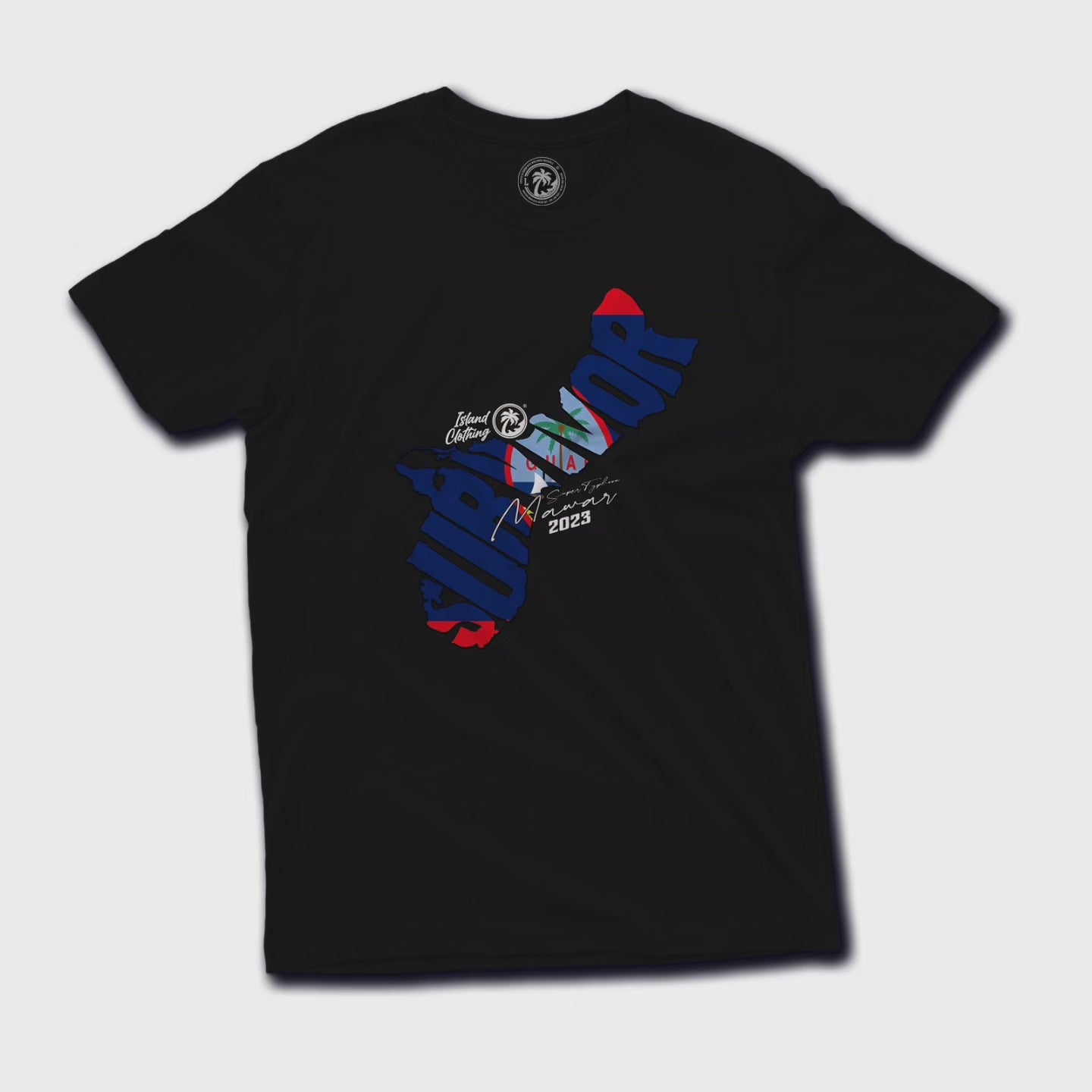 Survivor Guam Map Tee