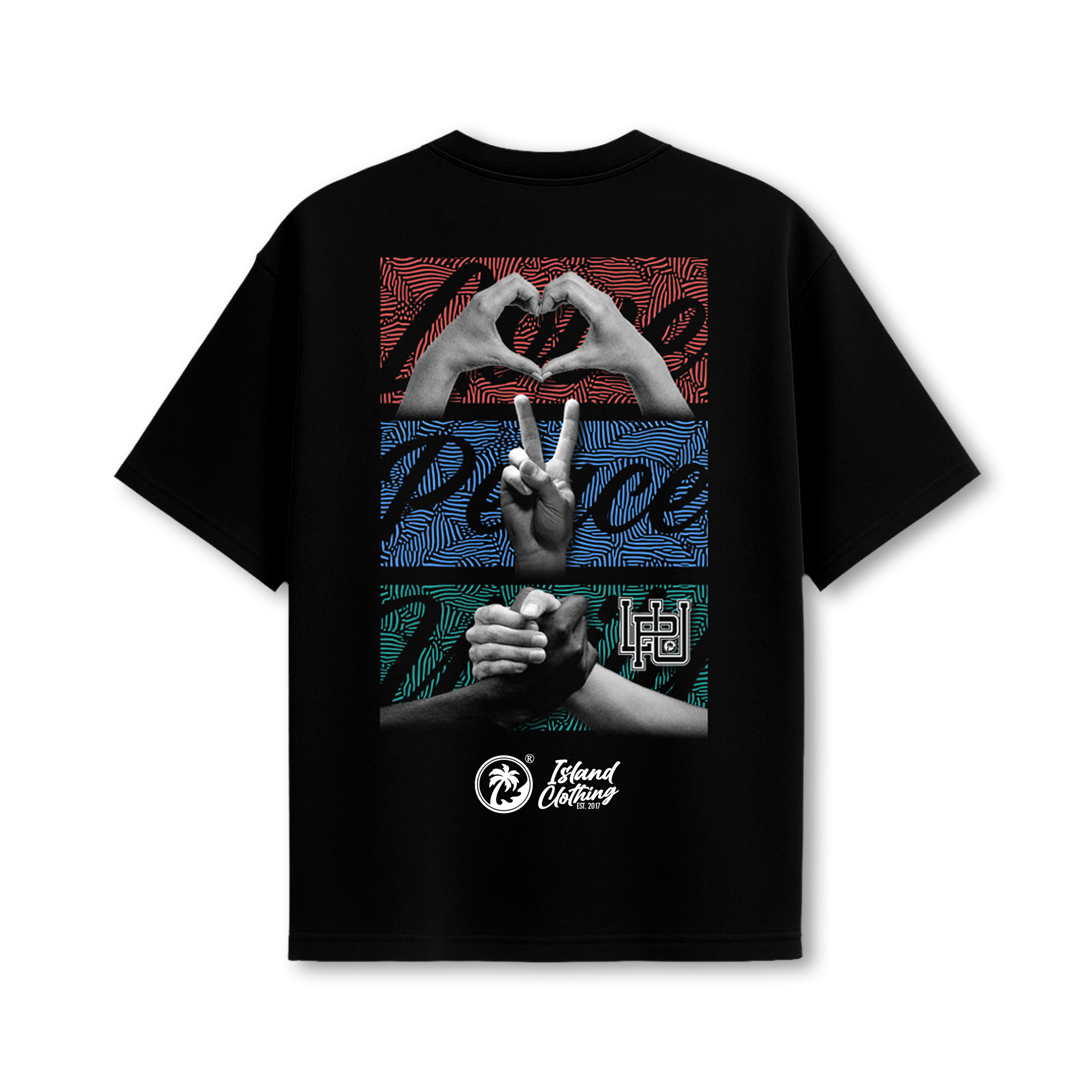 LPU Hand Signs  - UH77 Heavyweight Oversized - Black