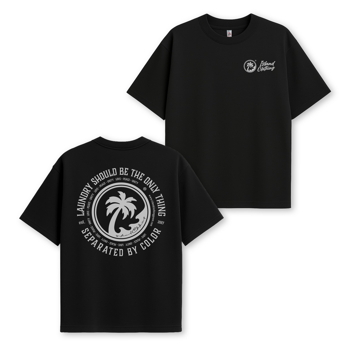 Rise Above Racism - Black Oversized Tee - UH77