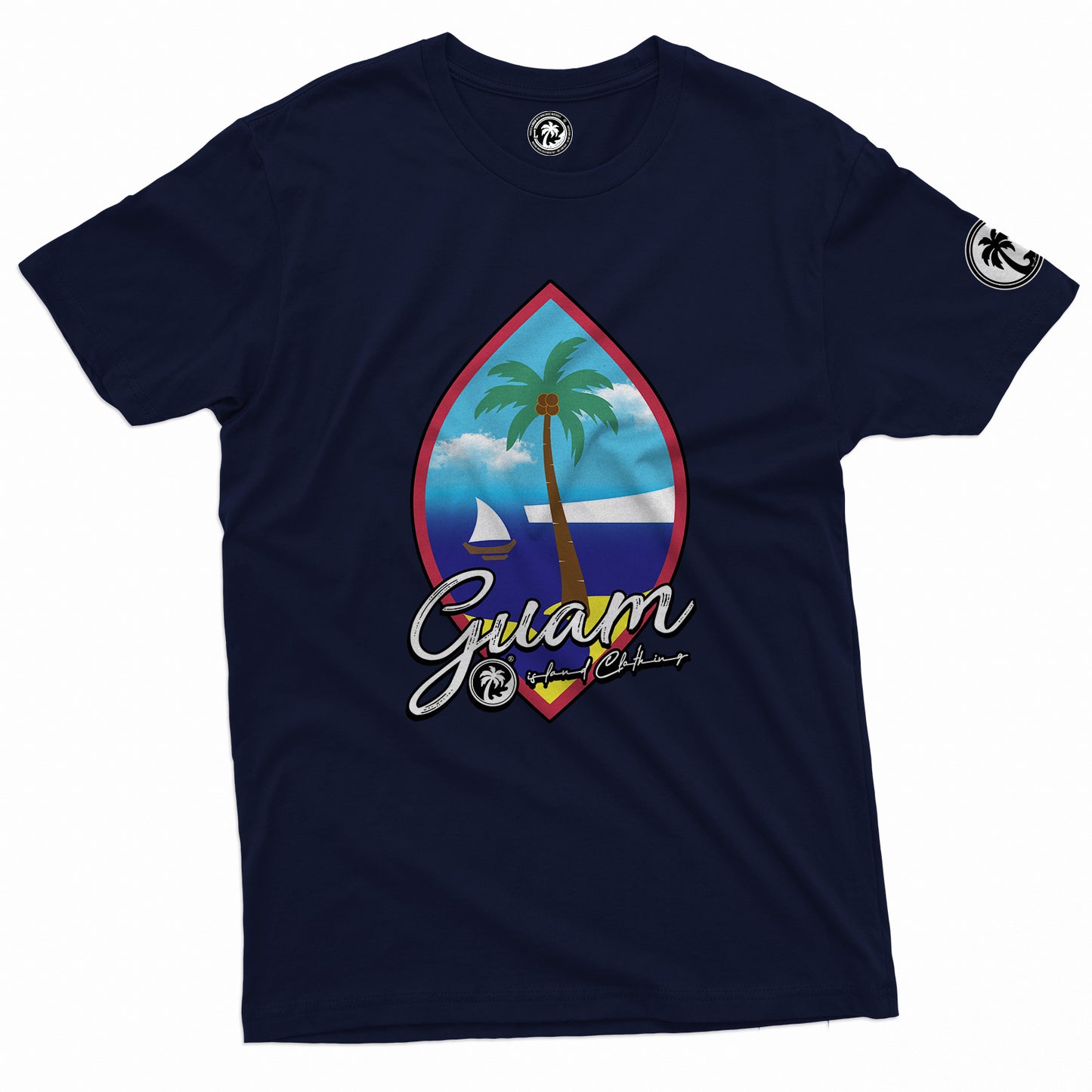 IC Guam Seal: Navy Short Sleeve