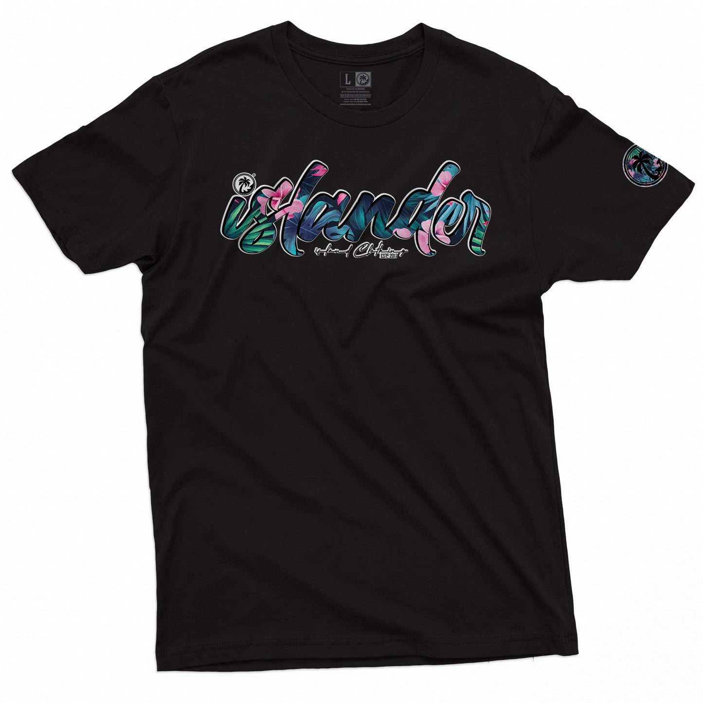 Tropical Islander (2-1-22): Black Short Sleeve