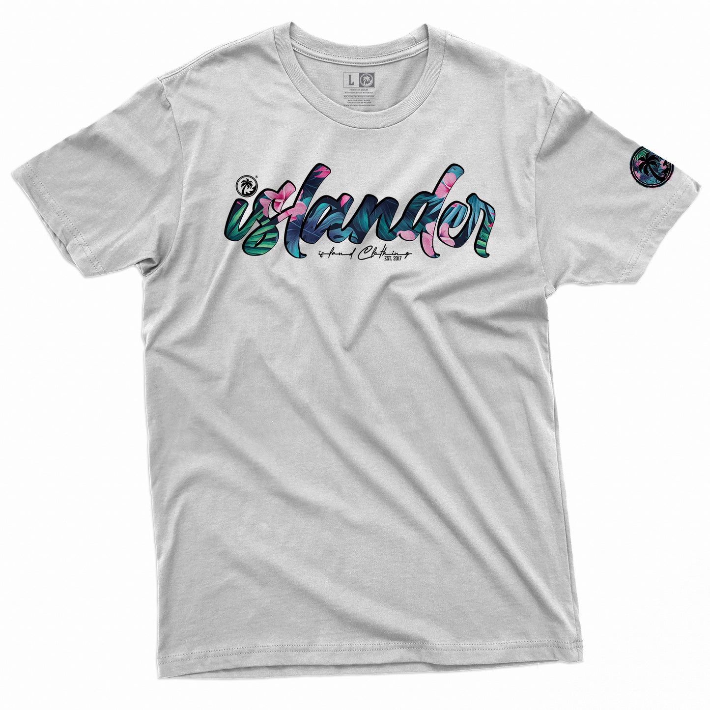 Tropical Islander (2-1-22): White Short Sleeve