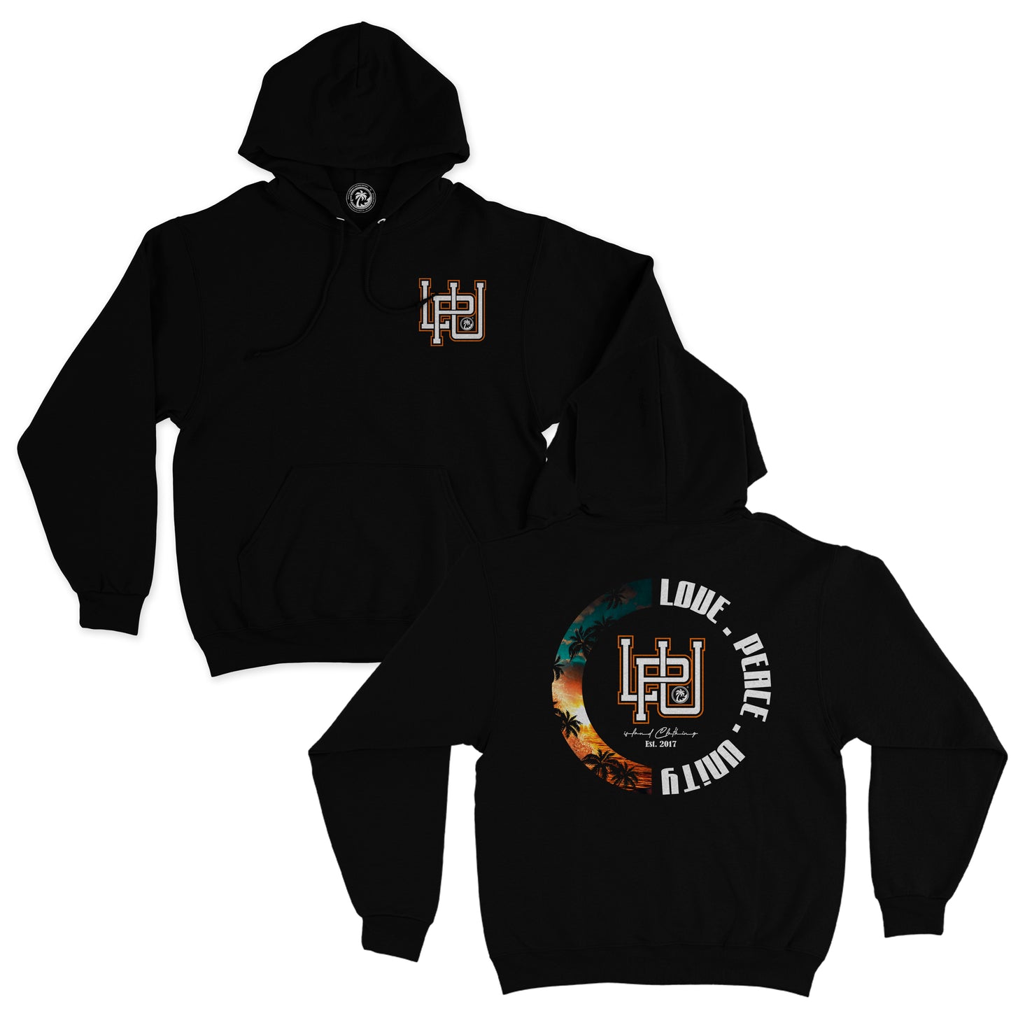 LPU Sunset: Black Pullover