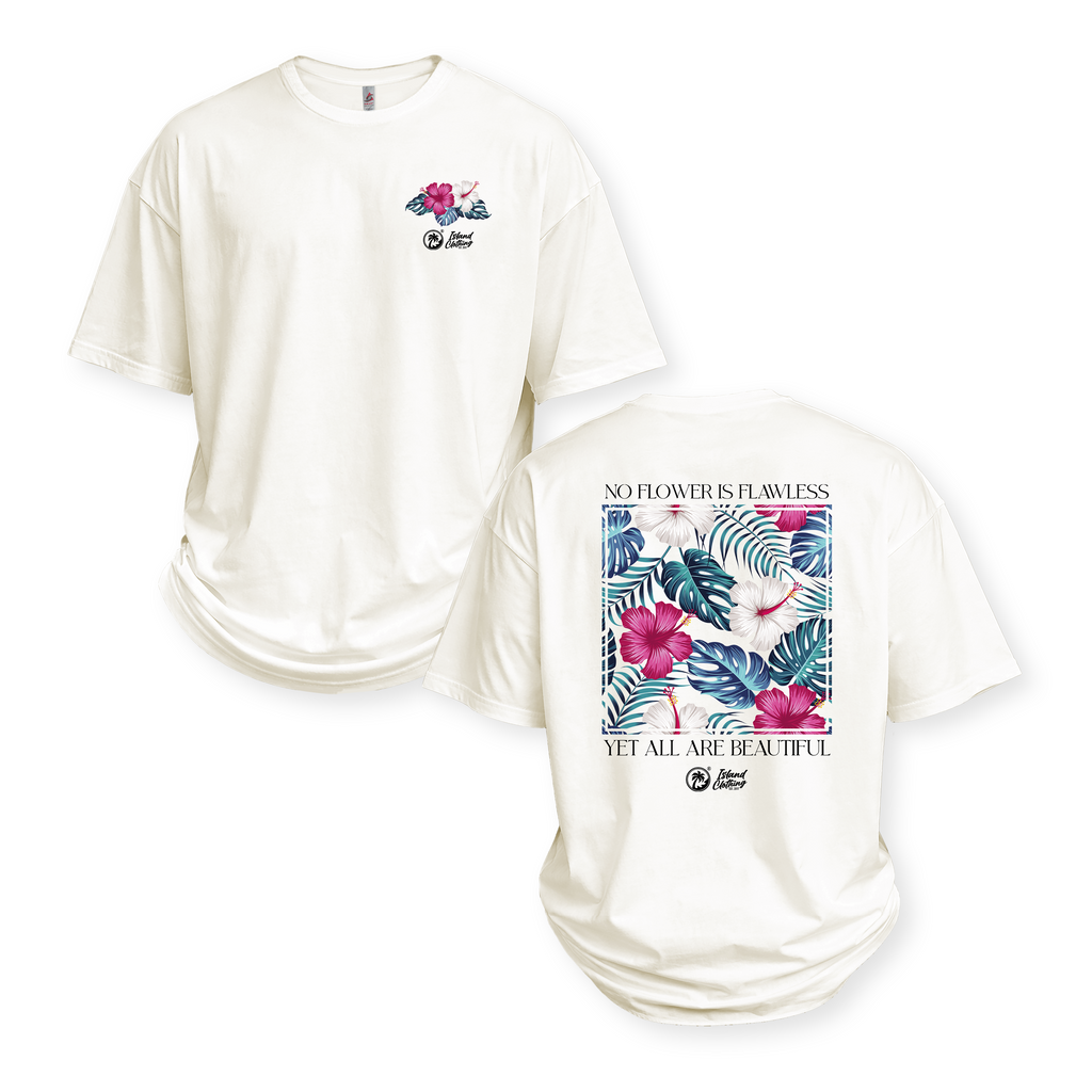 Beautifully Flawed - UH77 Heavyweight Oversized - Cream