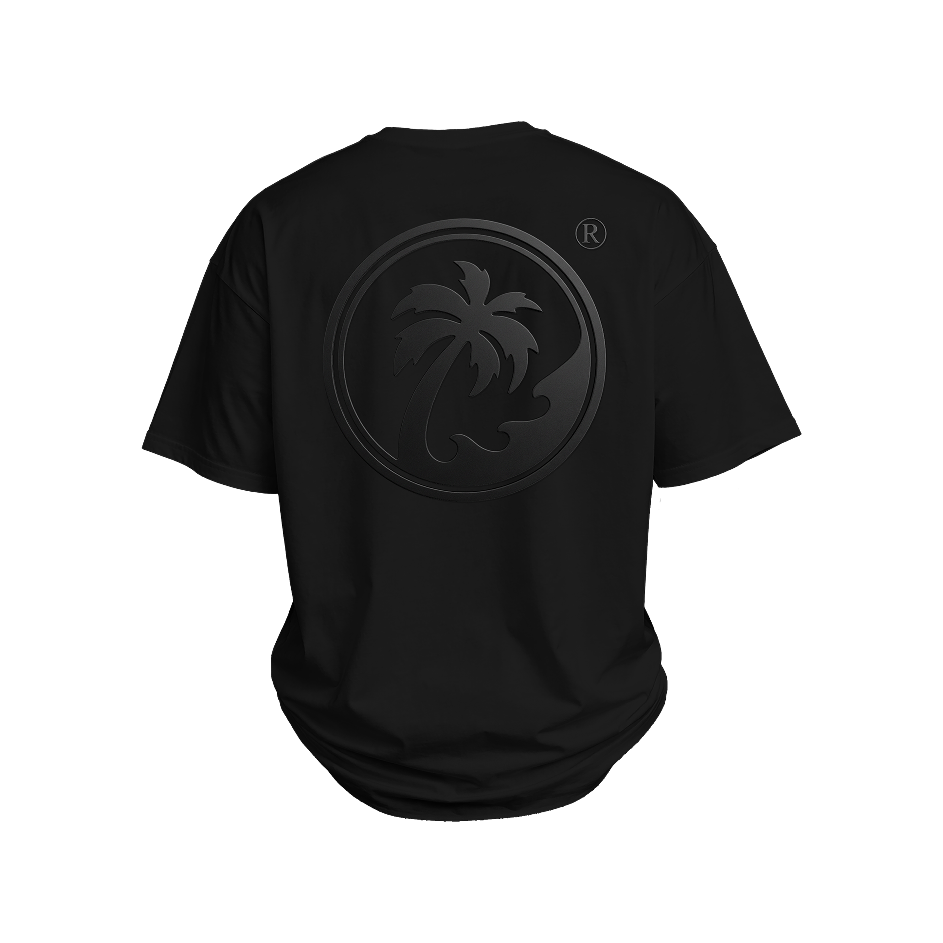 Islander 3D Embossed - UH77 Heavyweight Oversized Black