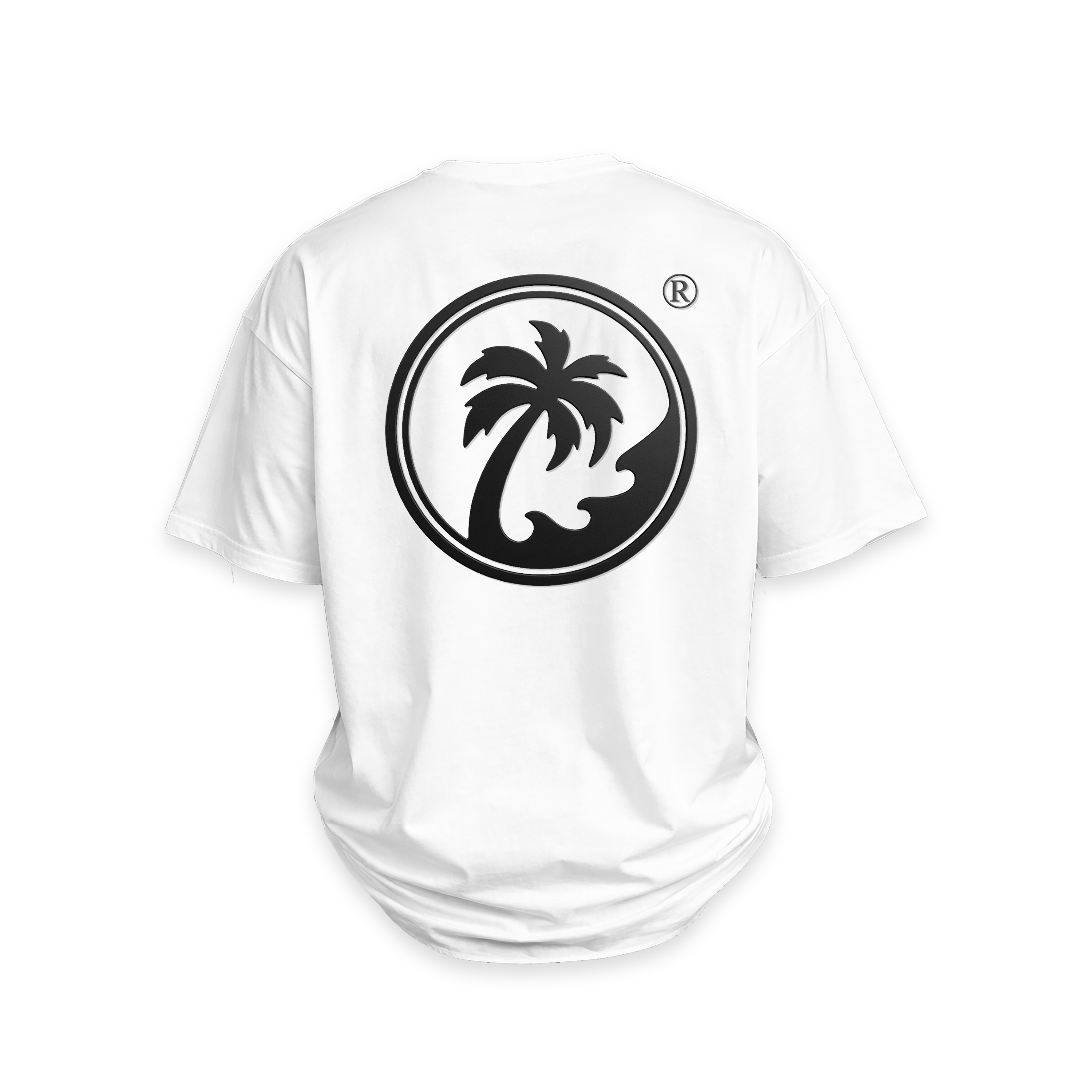 Islander 3D Embossed - UH77 Heavyweight Oversized White