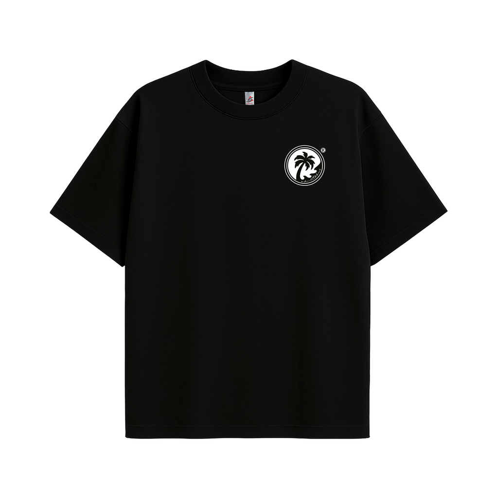 Check Fan! - UH77 Heavyweight Oversized Black