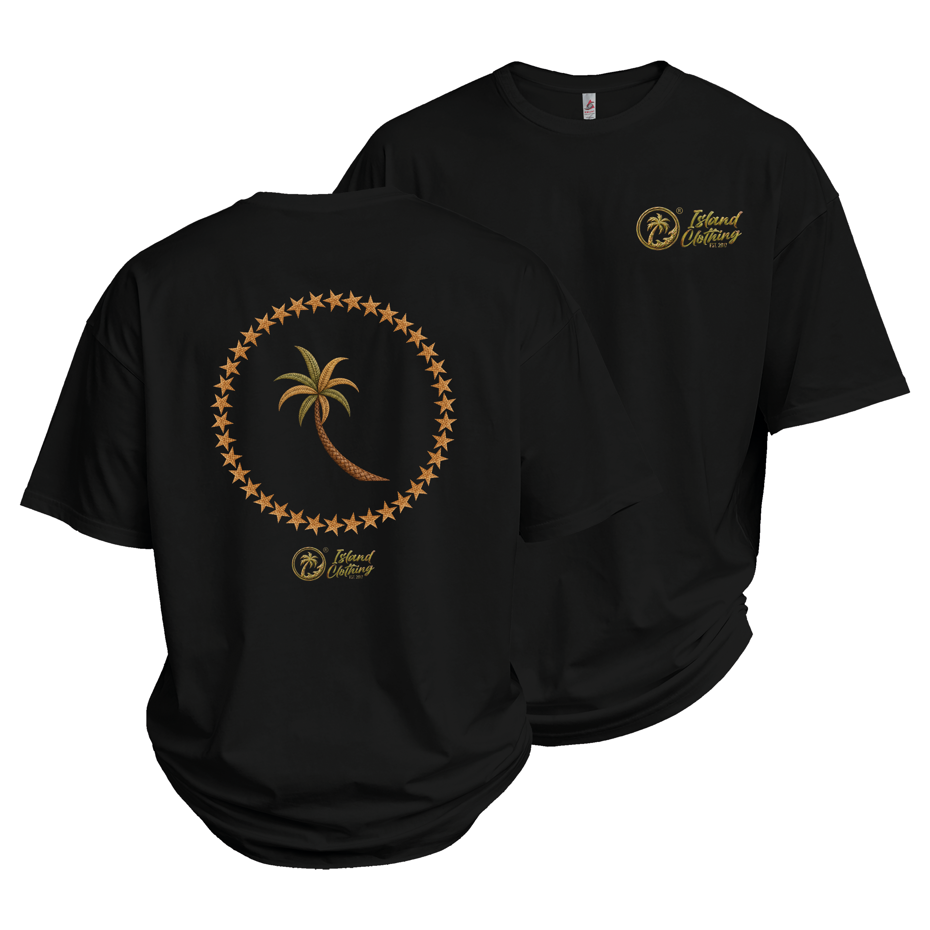 Chuuk Weave - UH77 Heavyweight Oversized Black