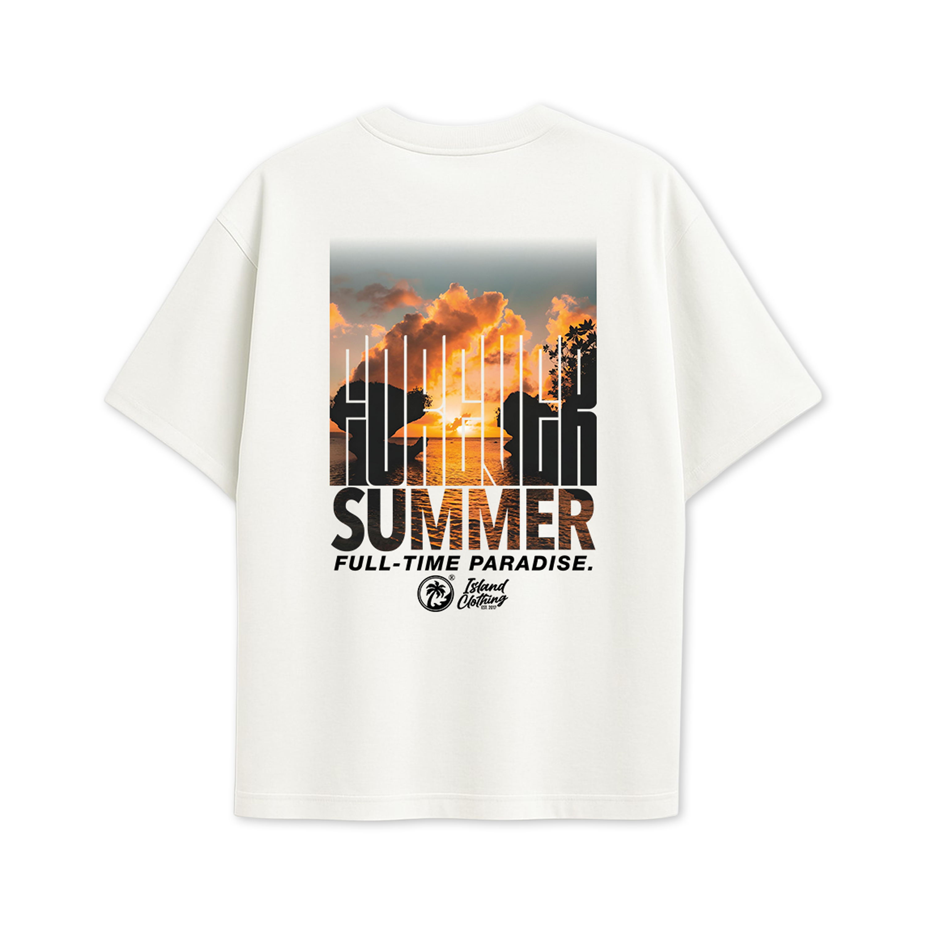 Forever Summer  - UH77 Heavyweight Oversized - White