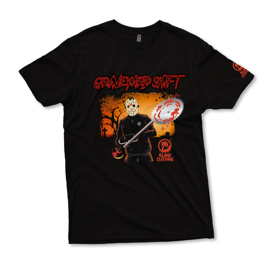 Graveyard Shift Black Tee