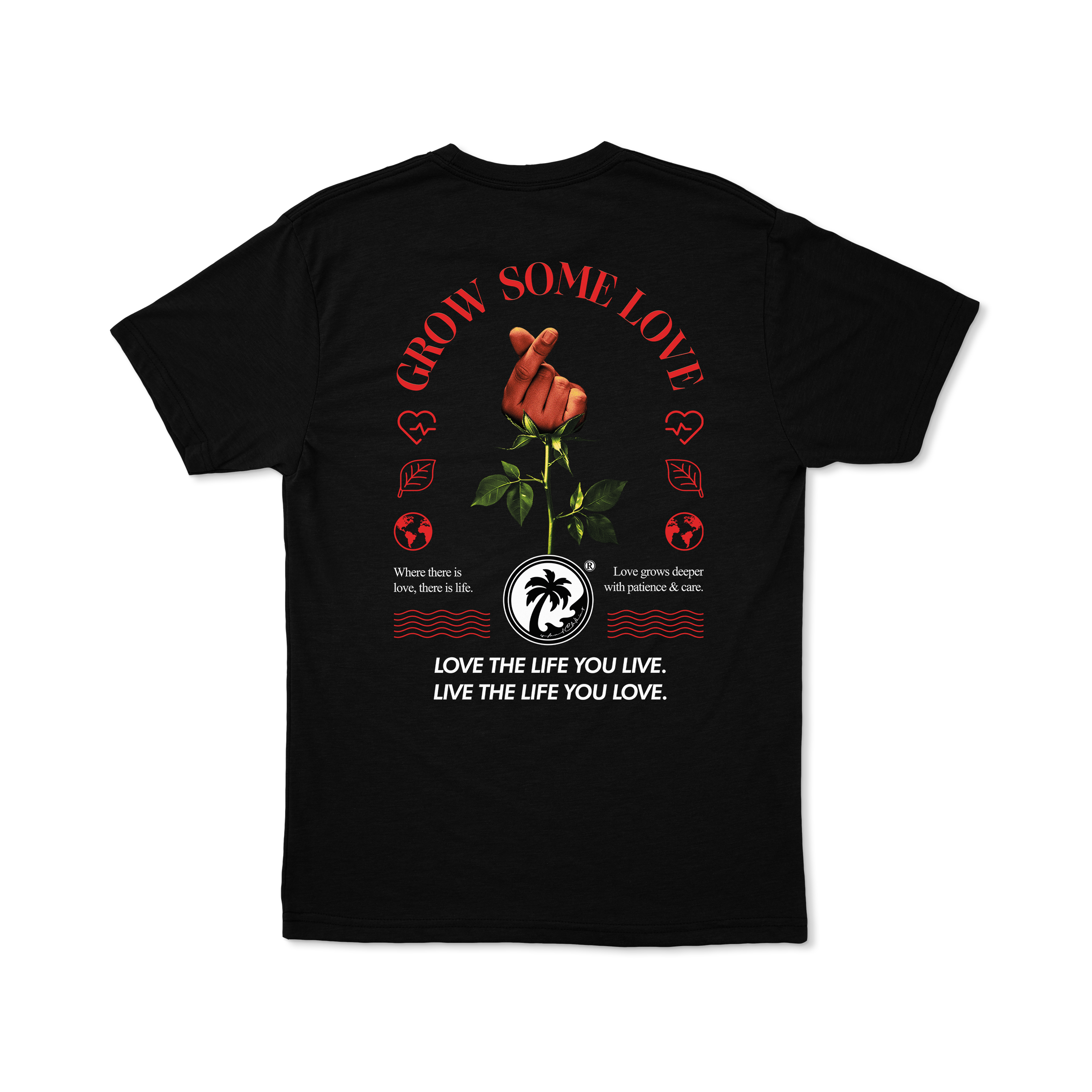 Grow Some Love - SB 1200 Heavyweight Regular Fit - Black