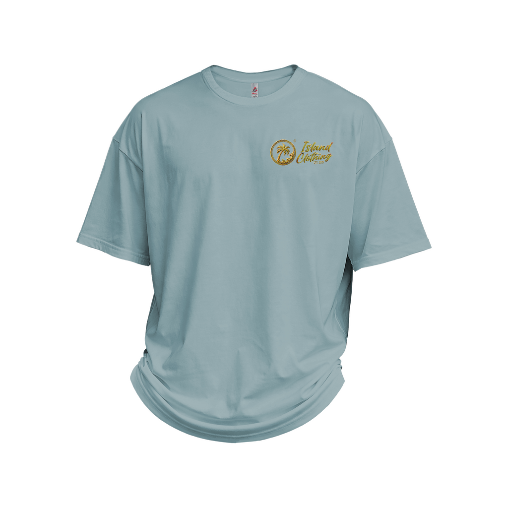 GU Seal Weave Pattern - UH77 Heavyweight Oversized - Dusty Blue