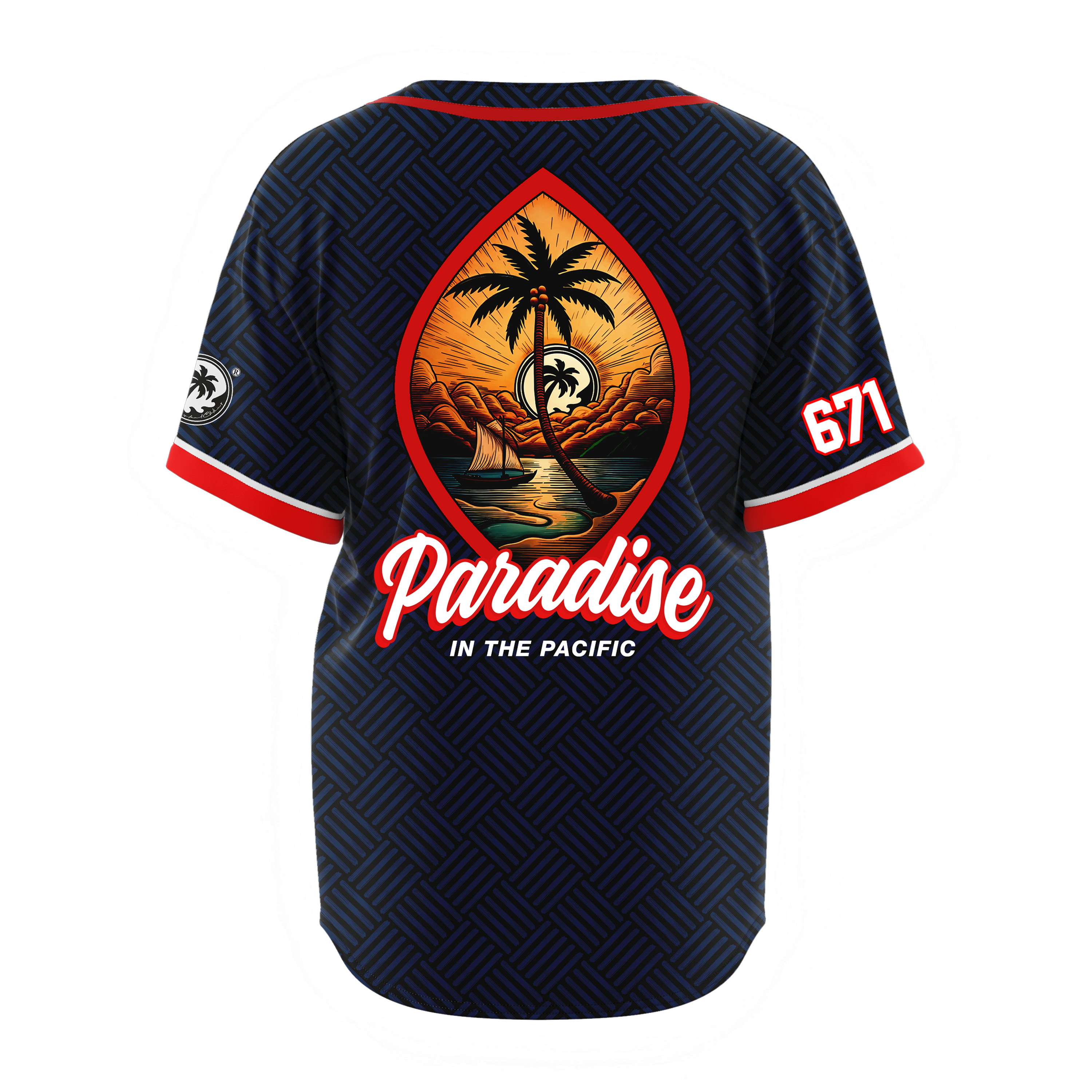 Paradise In The Pacific Baseball Jersey - Sublimation