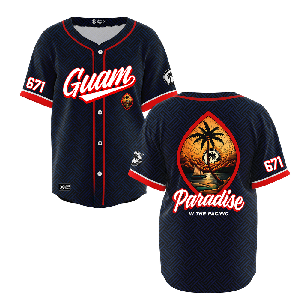 Paradise In The Pacific Baseball Jersey - Sublimation