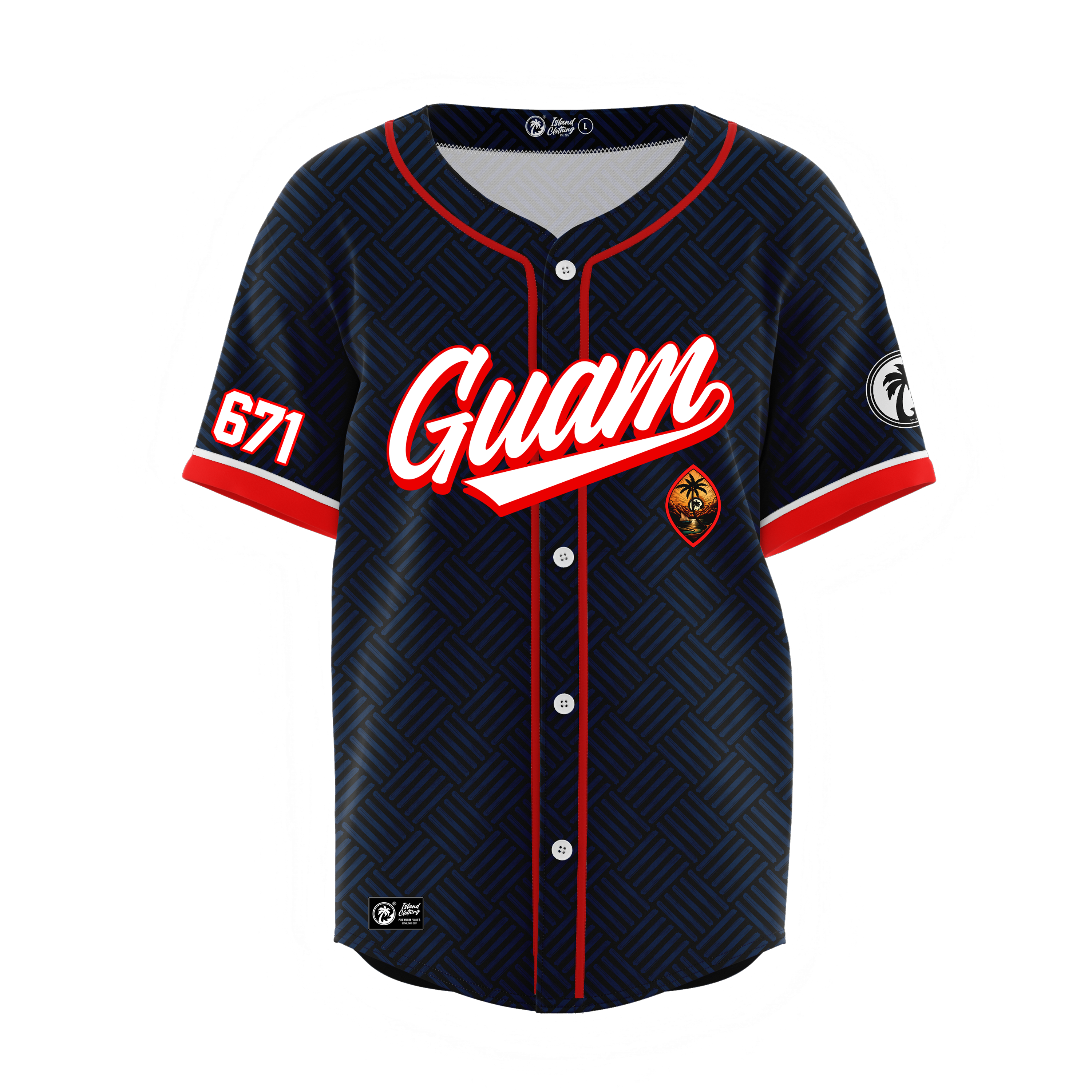 Paradise In The Pacific Baseball Jersey - Sublimation