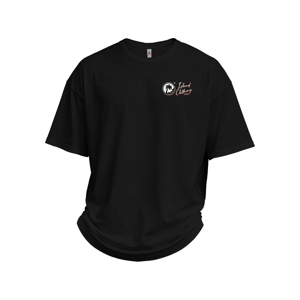 Hafa Adai Wave - UH77 Heavyweight Oversized - Black
