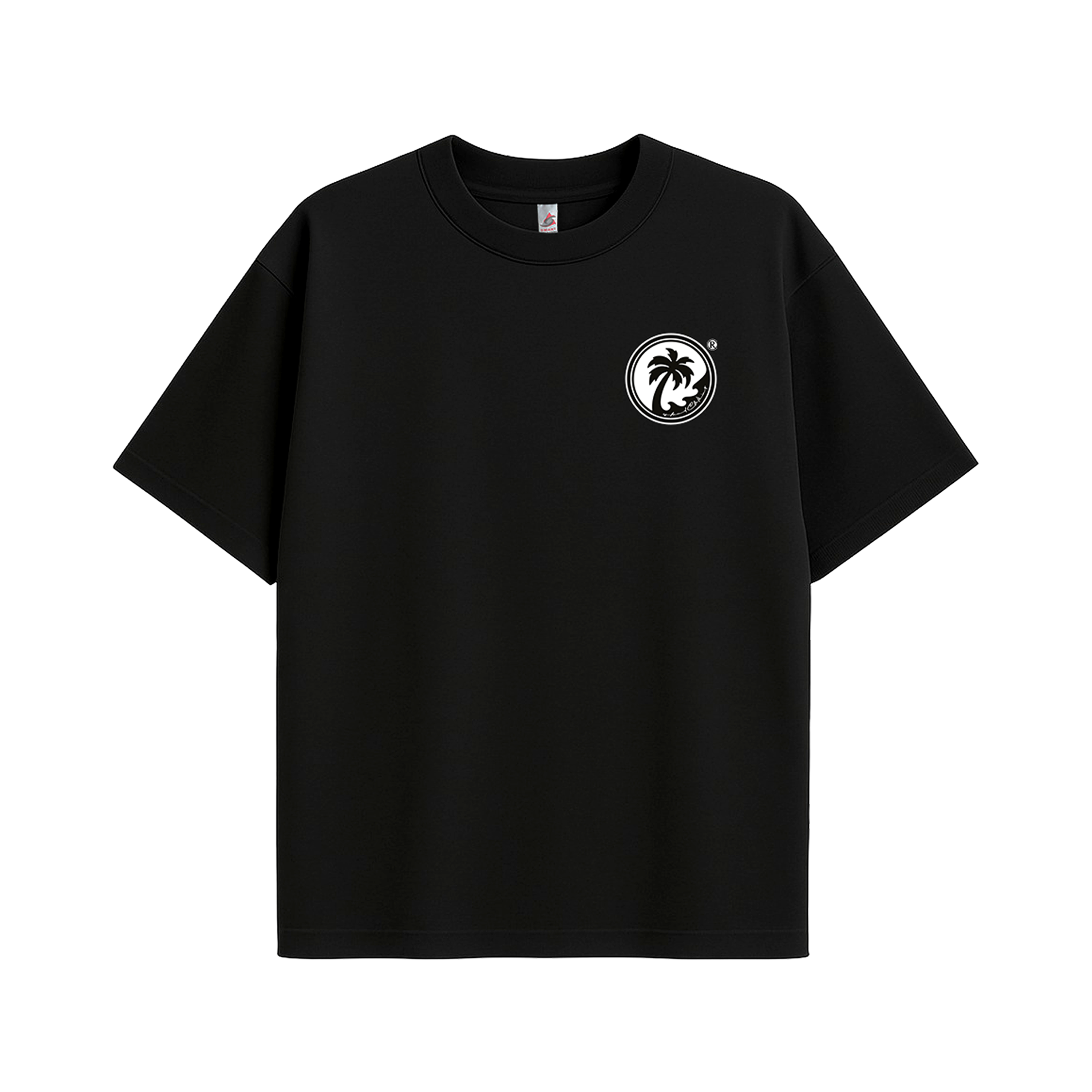 Hafa Adai Wave - UH77 Heavyweight Oversized - Black