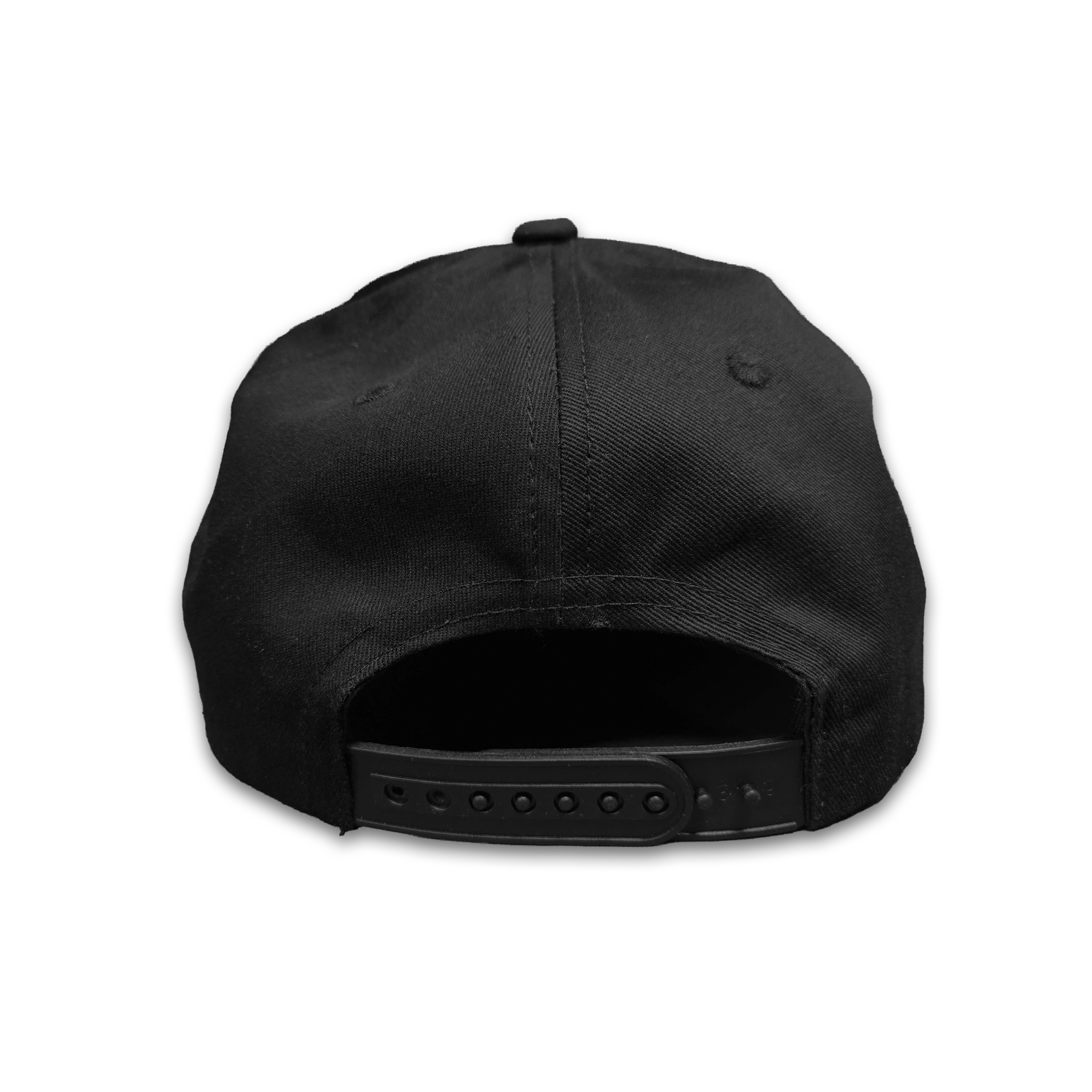 IC Banner Logo 3D Embossed - Adjustable Snapback Hat Black