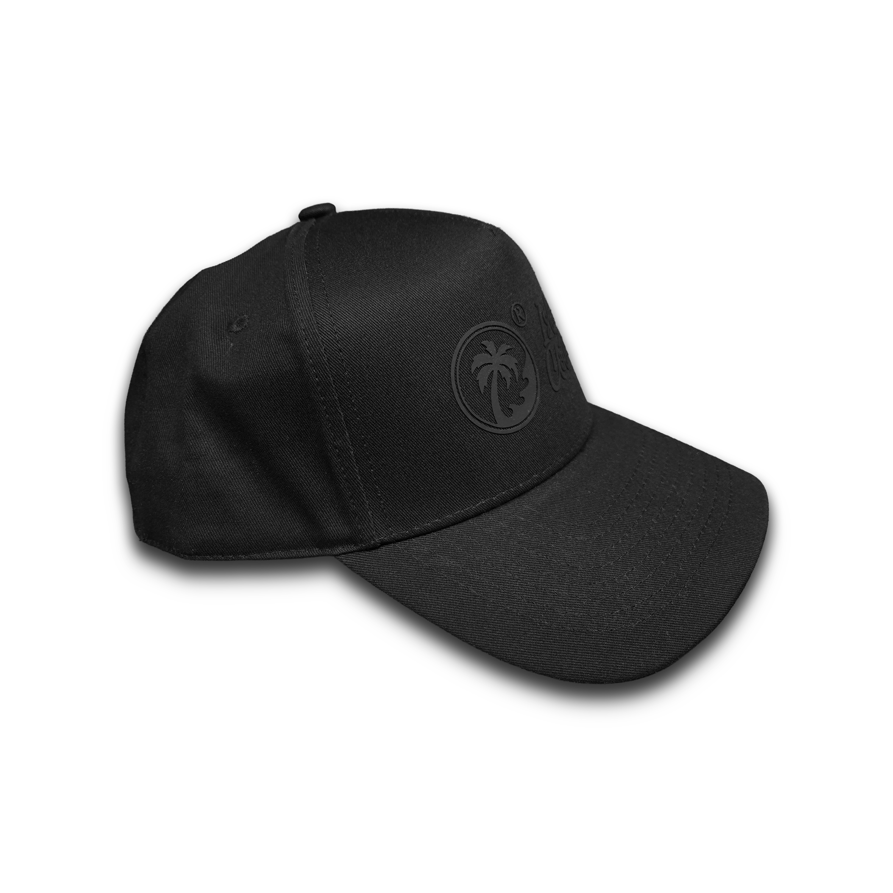 IC Banner Logo 3D Embossed - Adjustable Snapback Hat Black