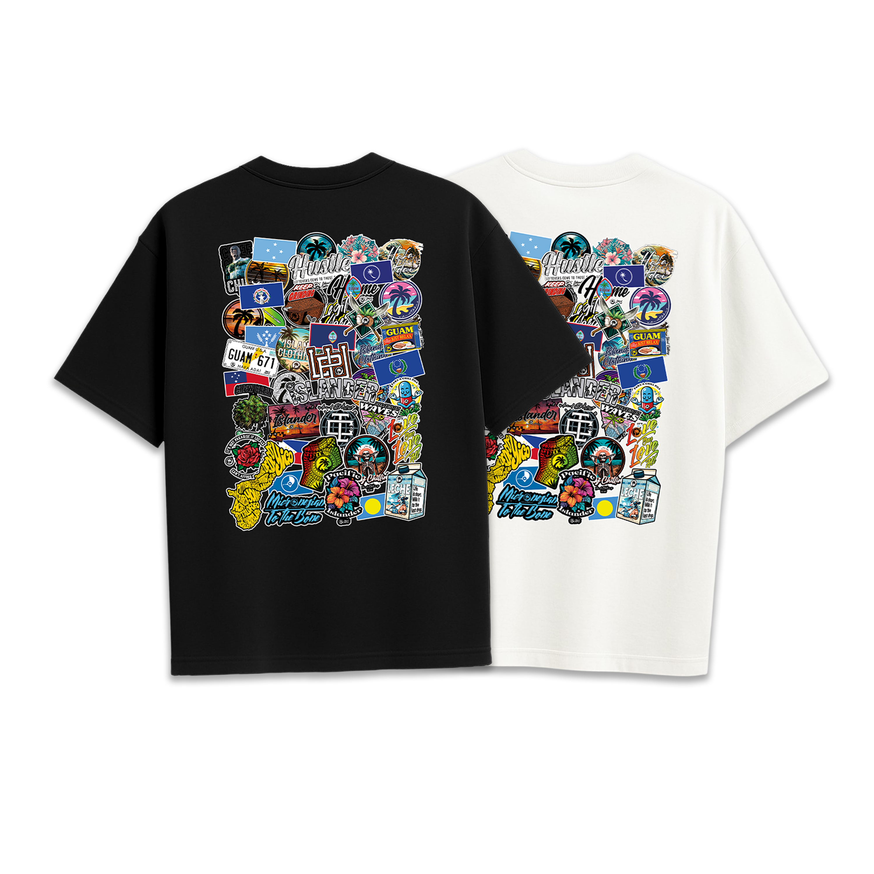 Sticker Bomb - UH77 Heavyweight Oversized