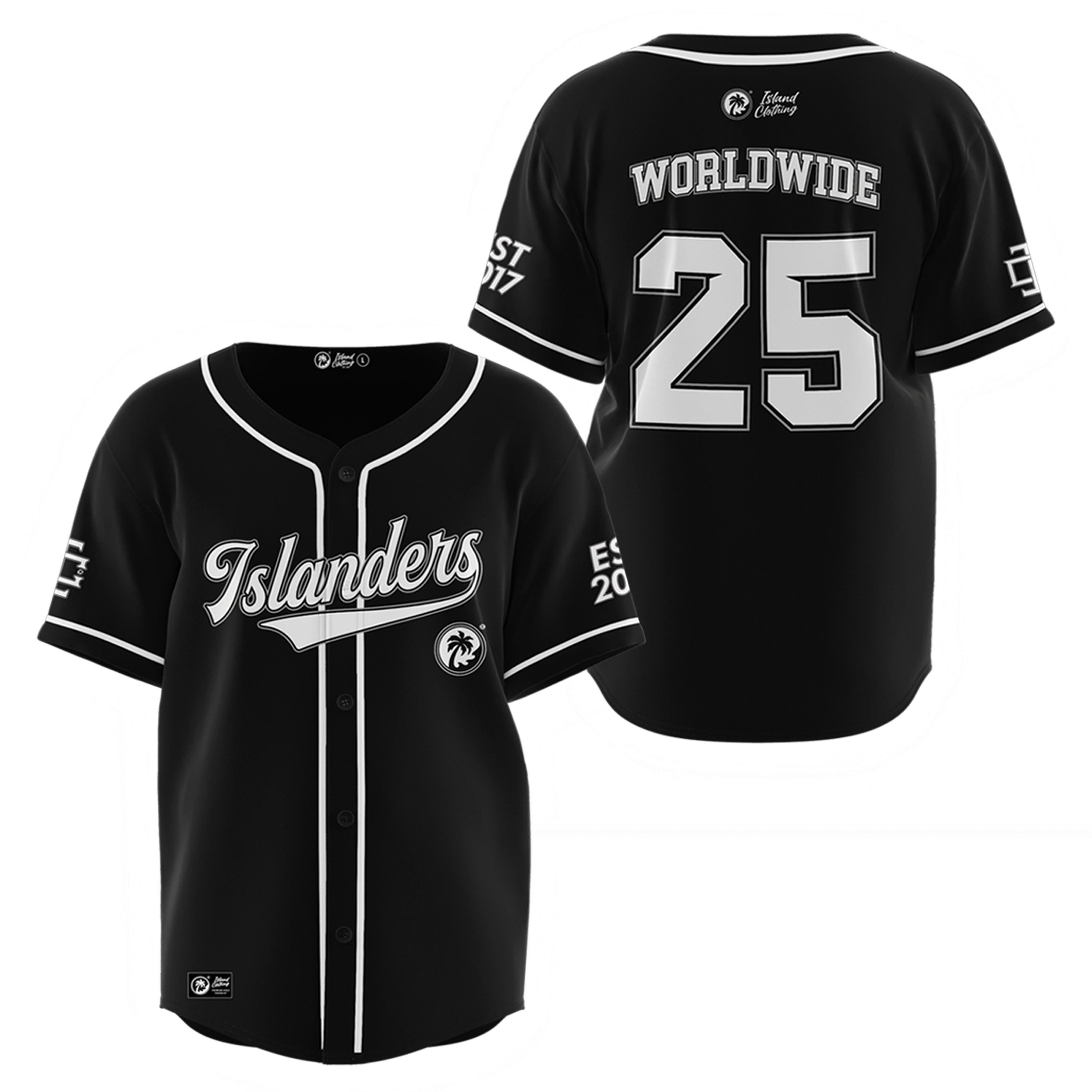 Islanders Worldwide Baseball Jersey - Sublimation