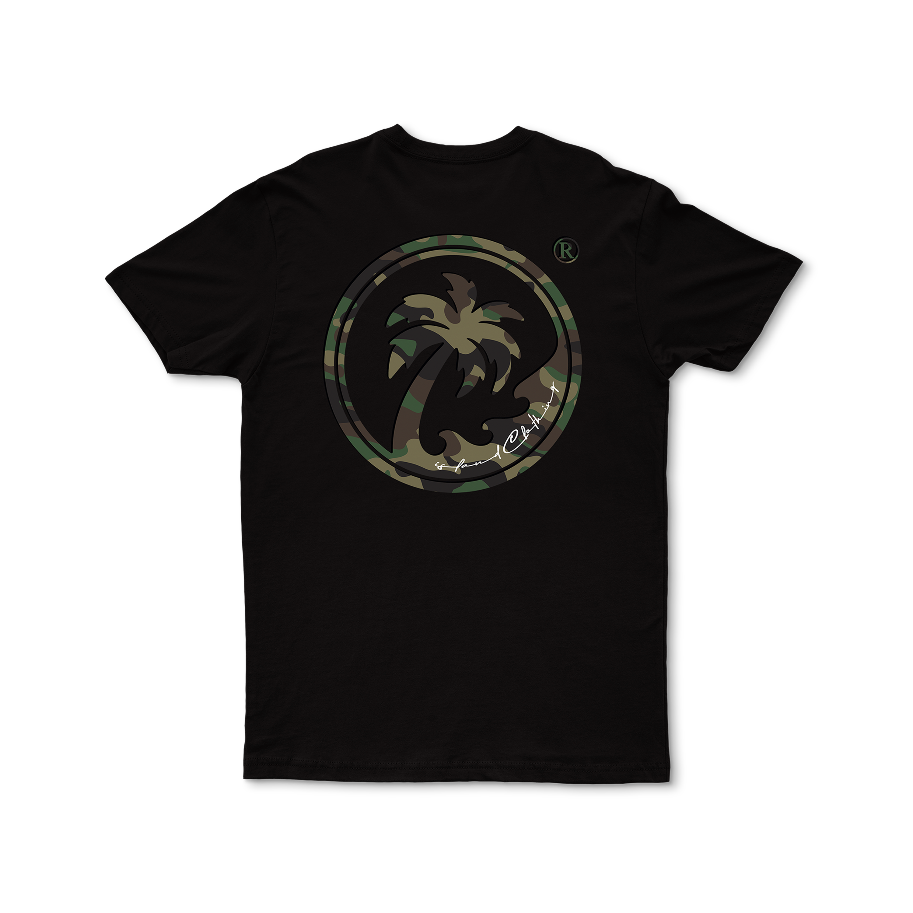 Islander Camo - SB 1200 Heavyweight Regular Fit - Black