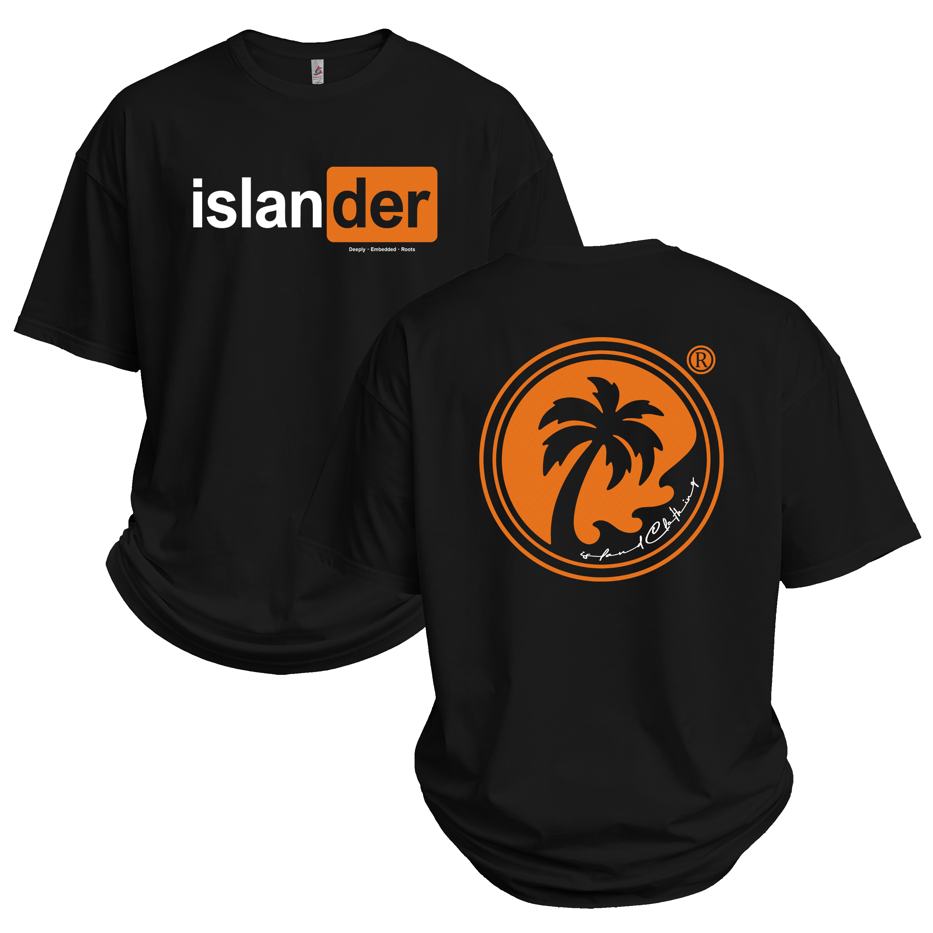 islanDER - UH77 Heavyweight Oversized Black