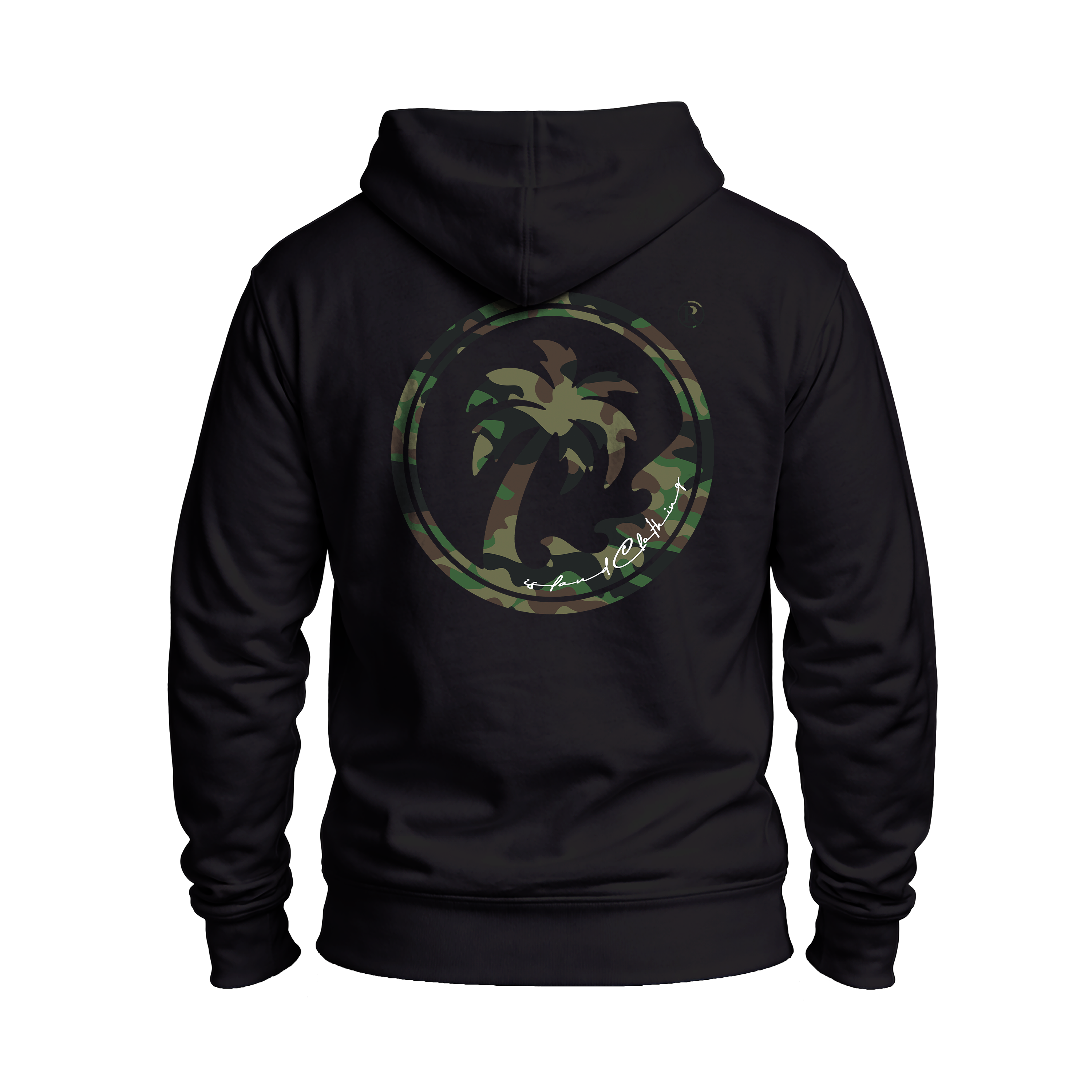 IC Camo Oversized Print  - Pullover - Black