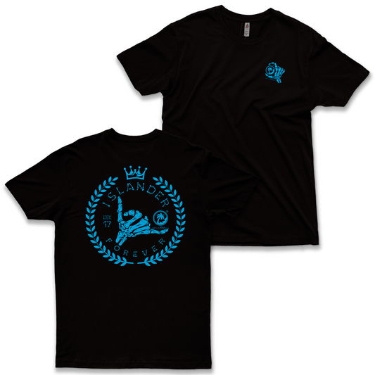 Islander Forever (8.1.22) Blue - Black T-Shirt