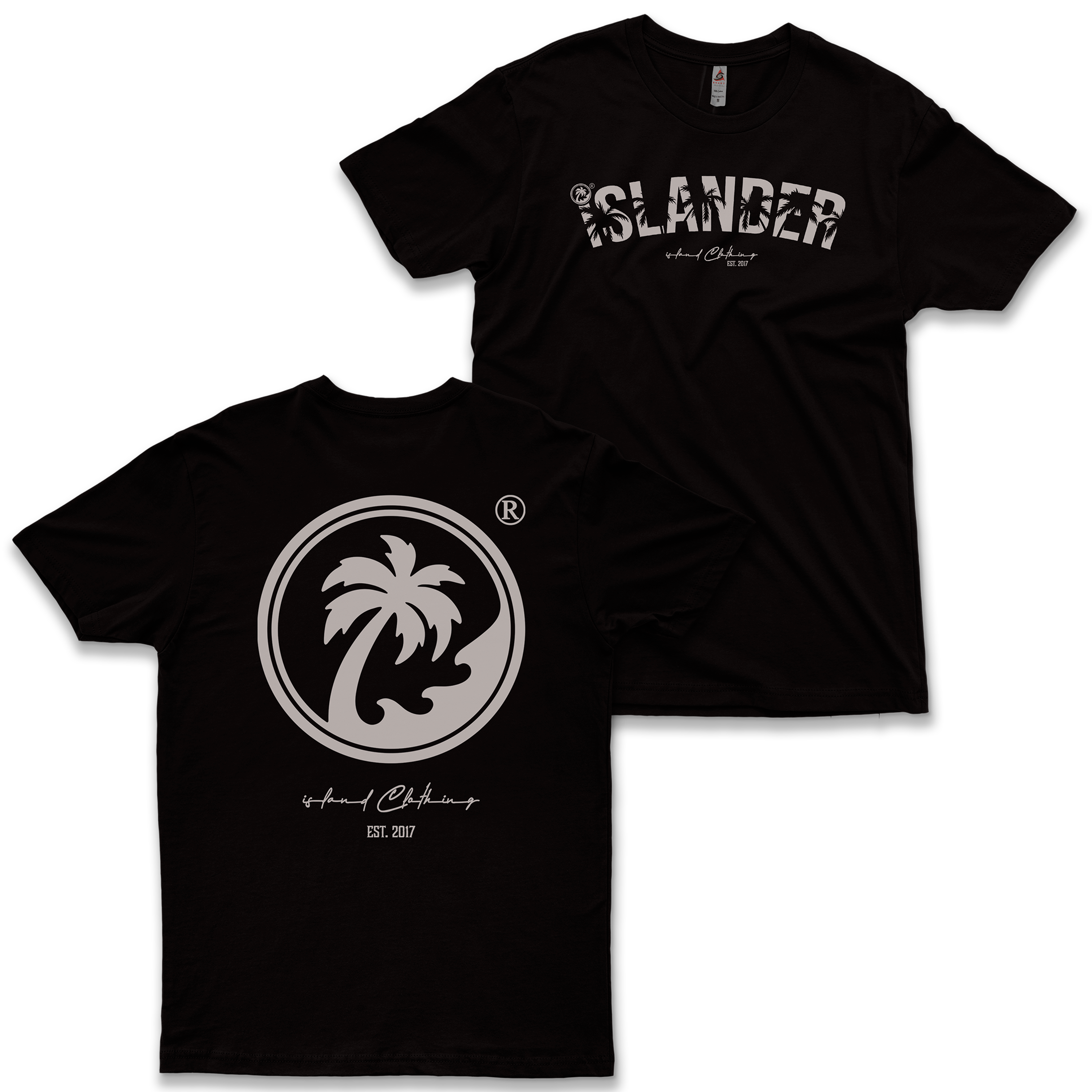 Islander TM Gray - SB 1200 Heavyweight Regular Fit - Black