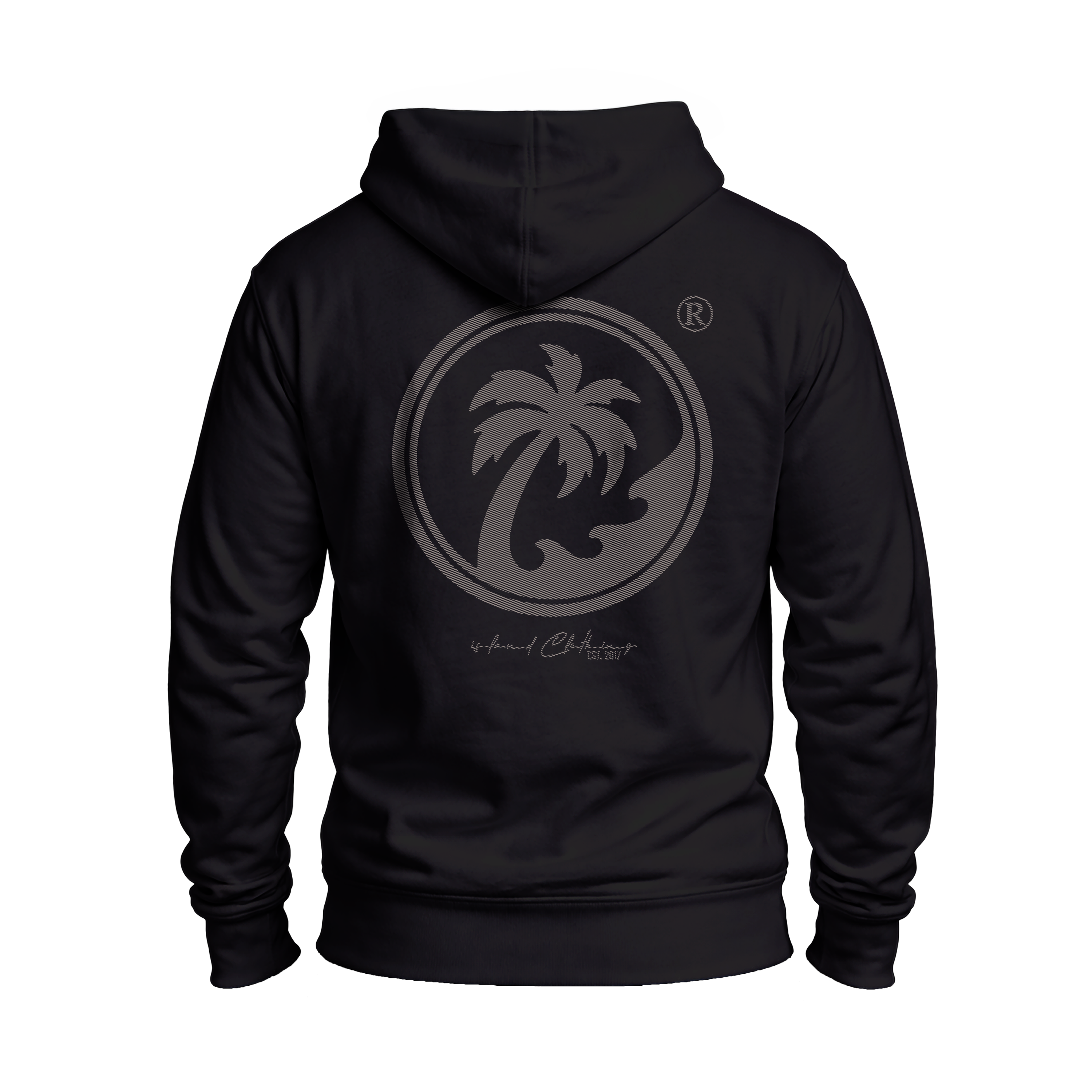 Islander TM Oversized Print  - Pullover - Black