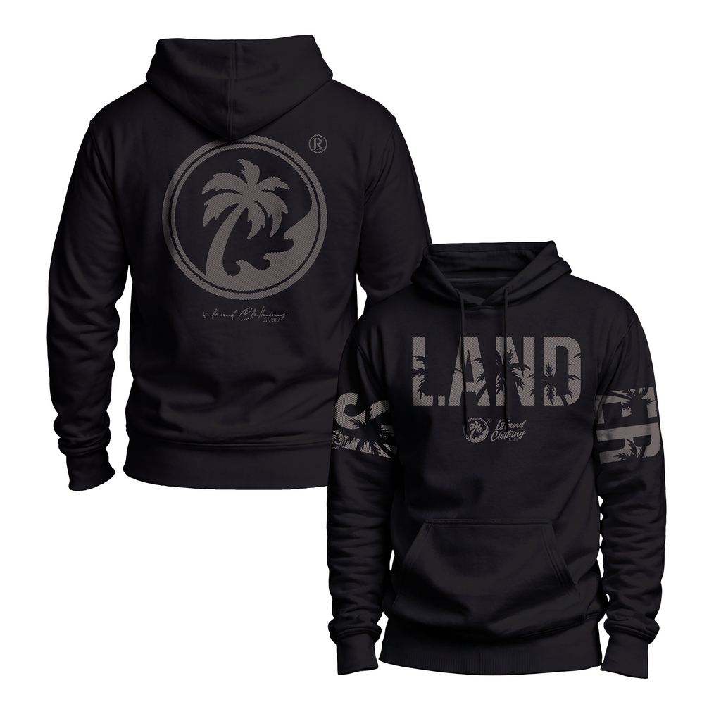 Islander TM Oversized Print  - Pullover - Black