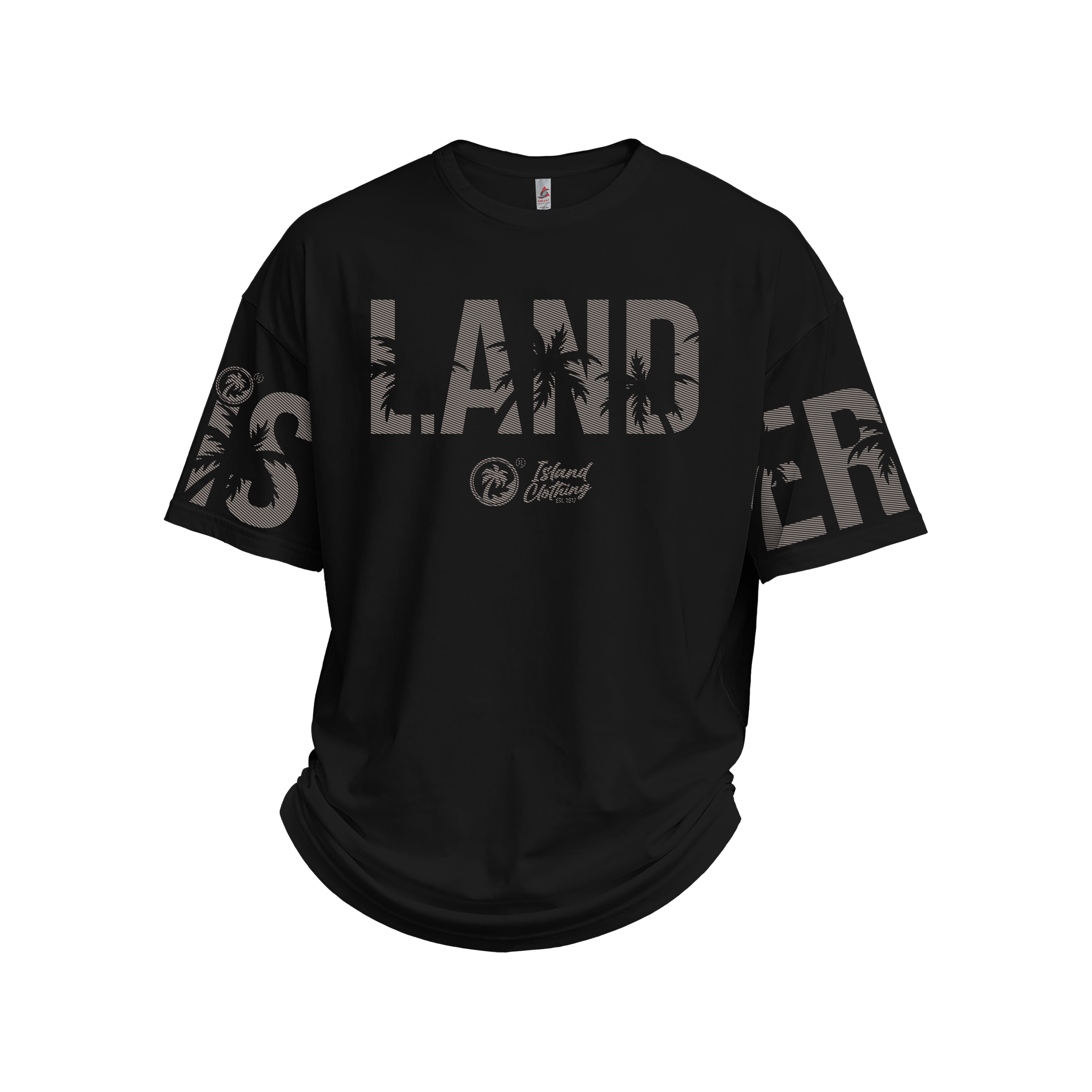 Islander TM Oversized Print - UH77 Heavyweight Oversized Black