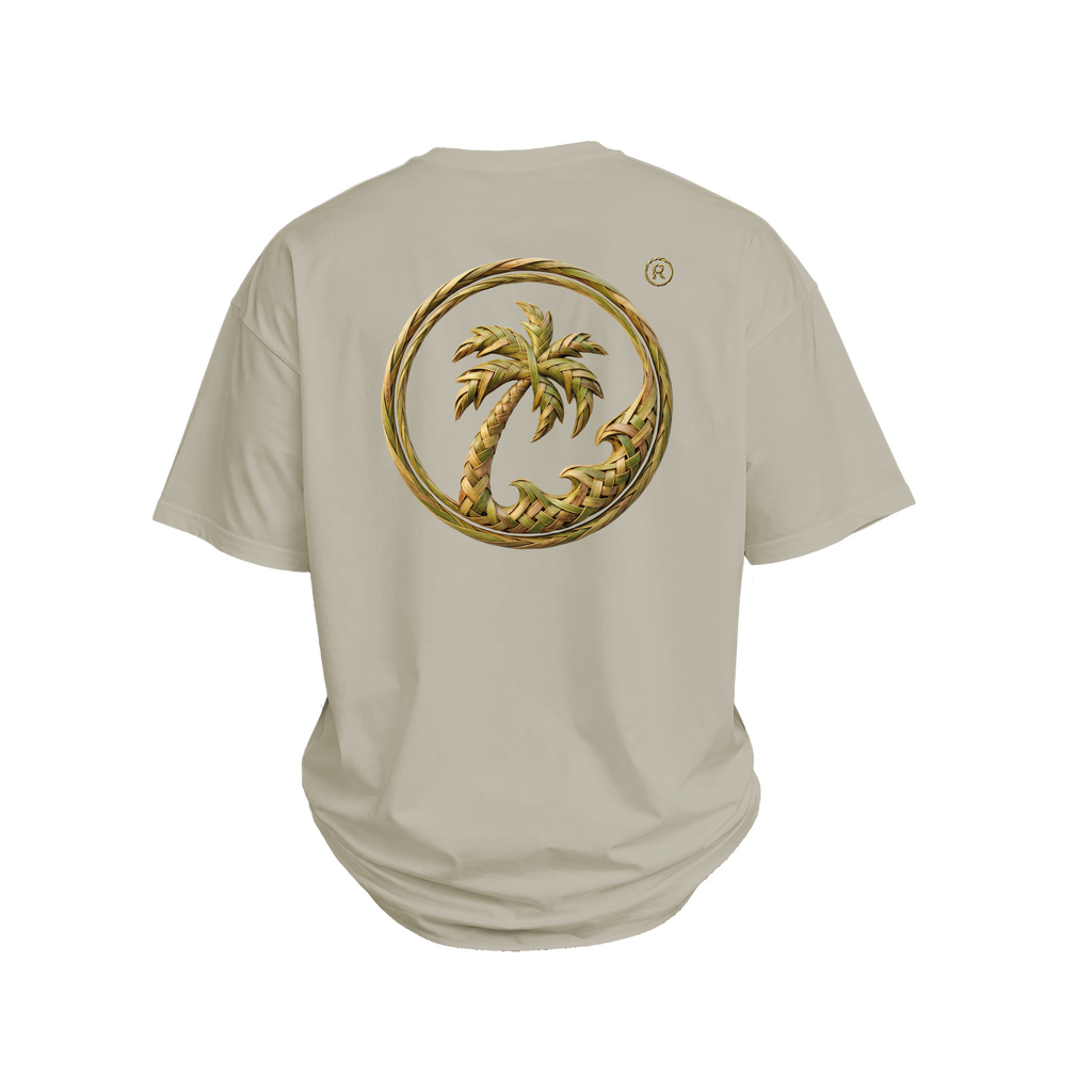 Islander Weave Pattern - UH77 Heavyweight Oversized - Greige