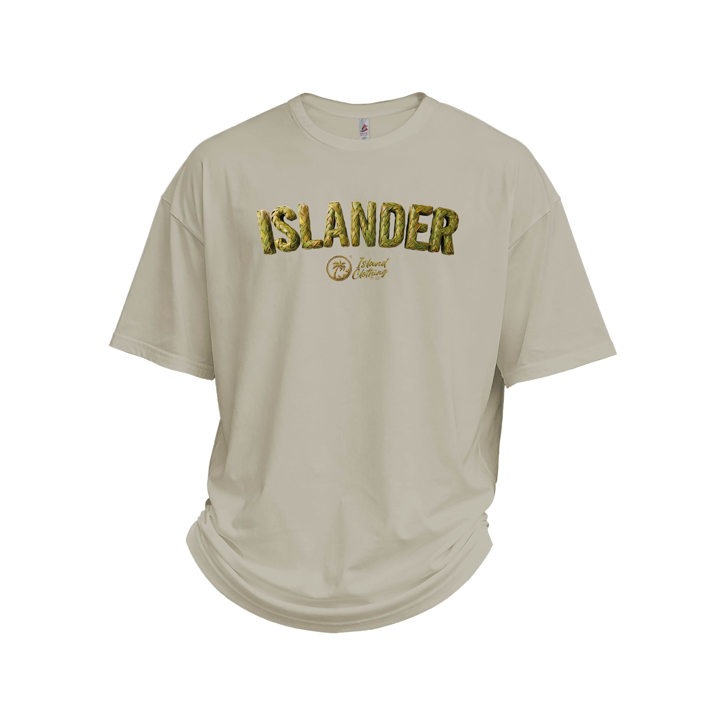 Islander Weave Pattern - UH77 Heavyweight Oversized - Greige