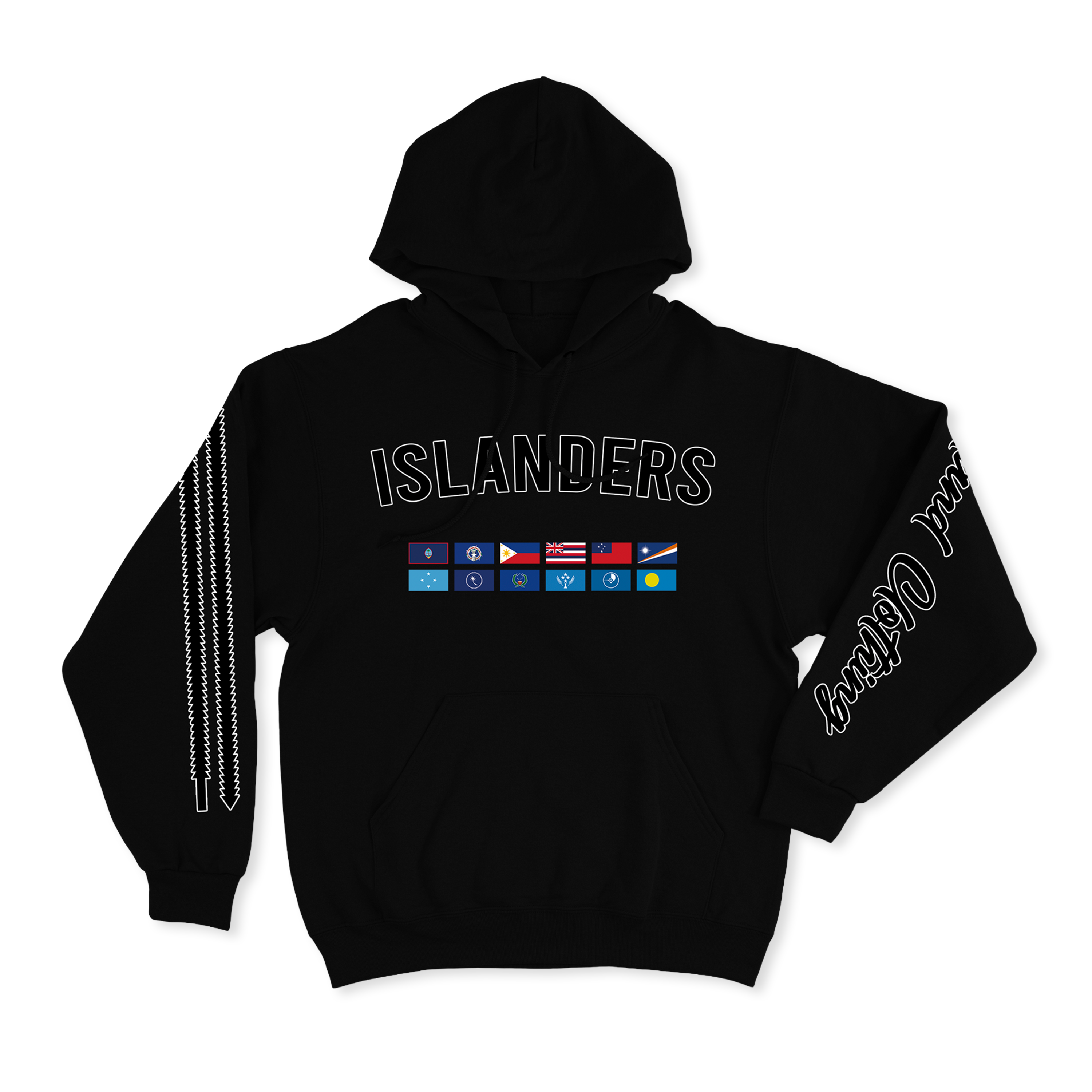 Islanders Flag - Pullover - Black