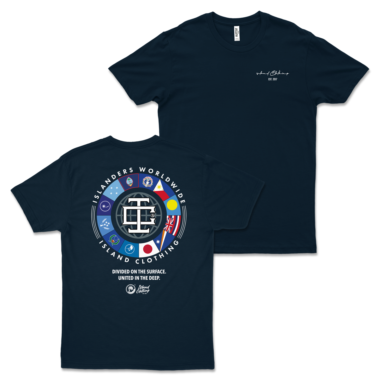 IC Signature (Flags) Navy Tee