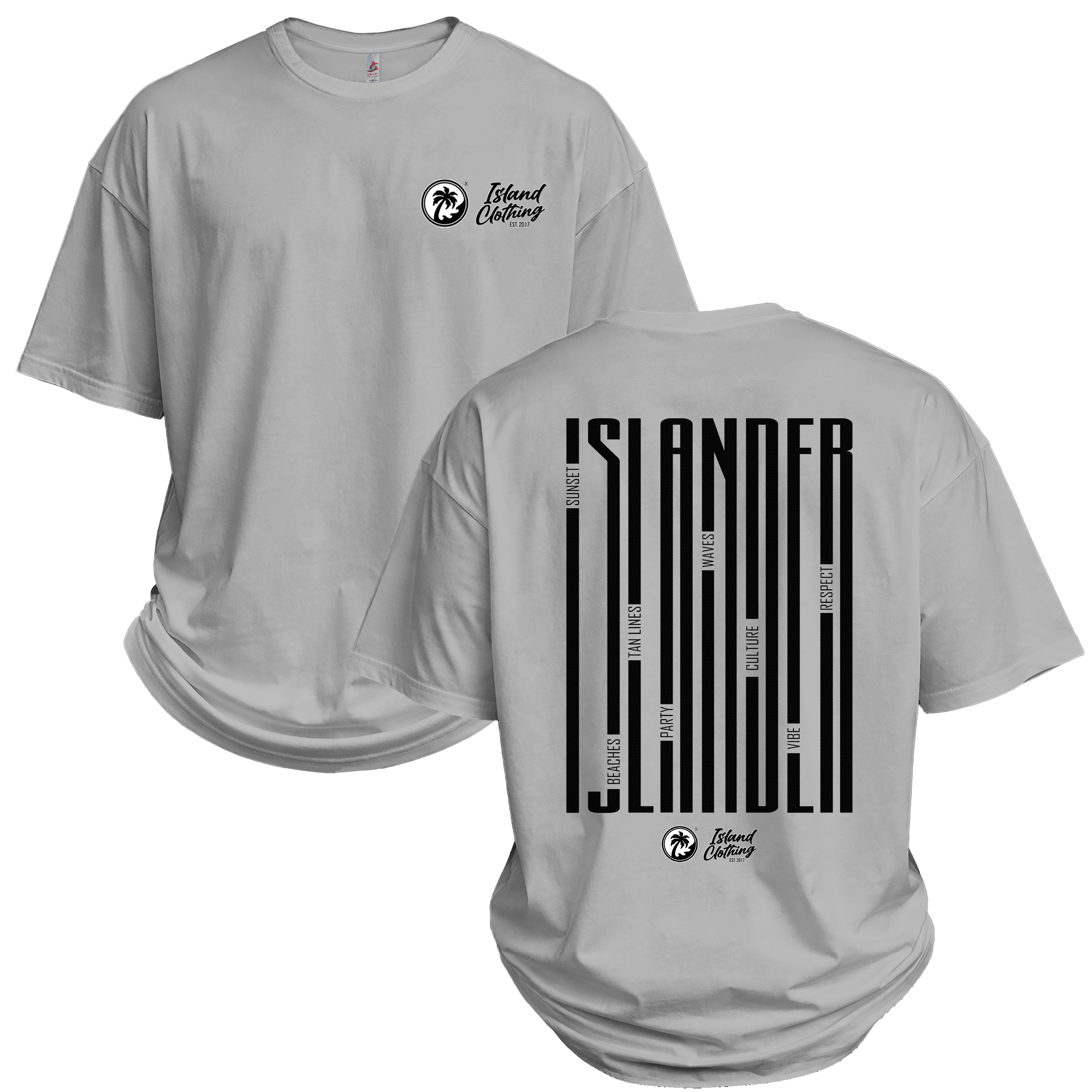 Islander Font Stretched 2026 - UH77 Heavyweight Oversized Stone