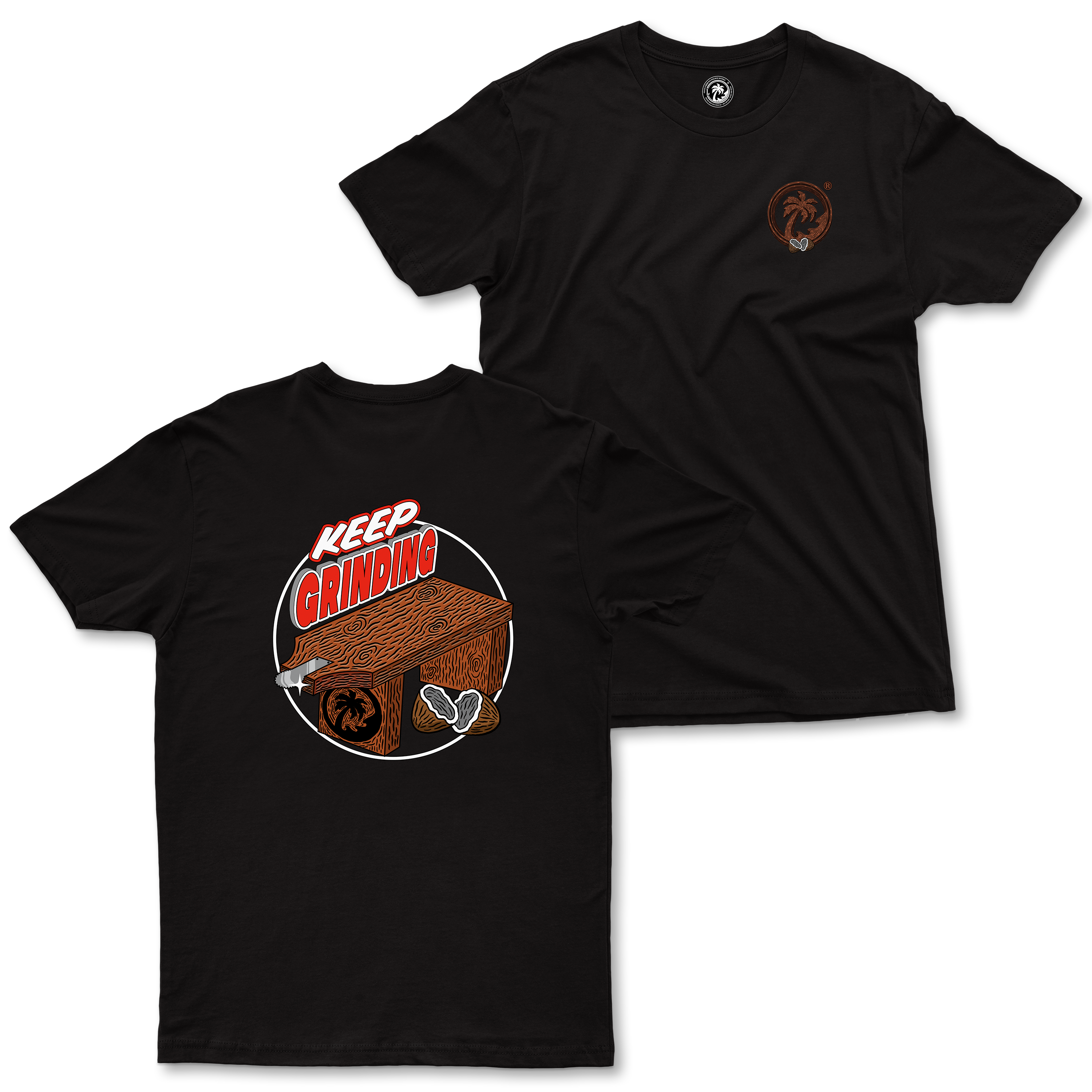 Keep Grinding - SB 1200 Heavyweight Regular Fit - Black
