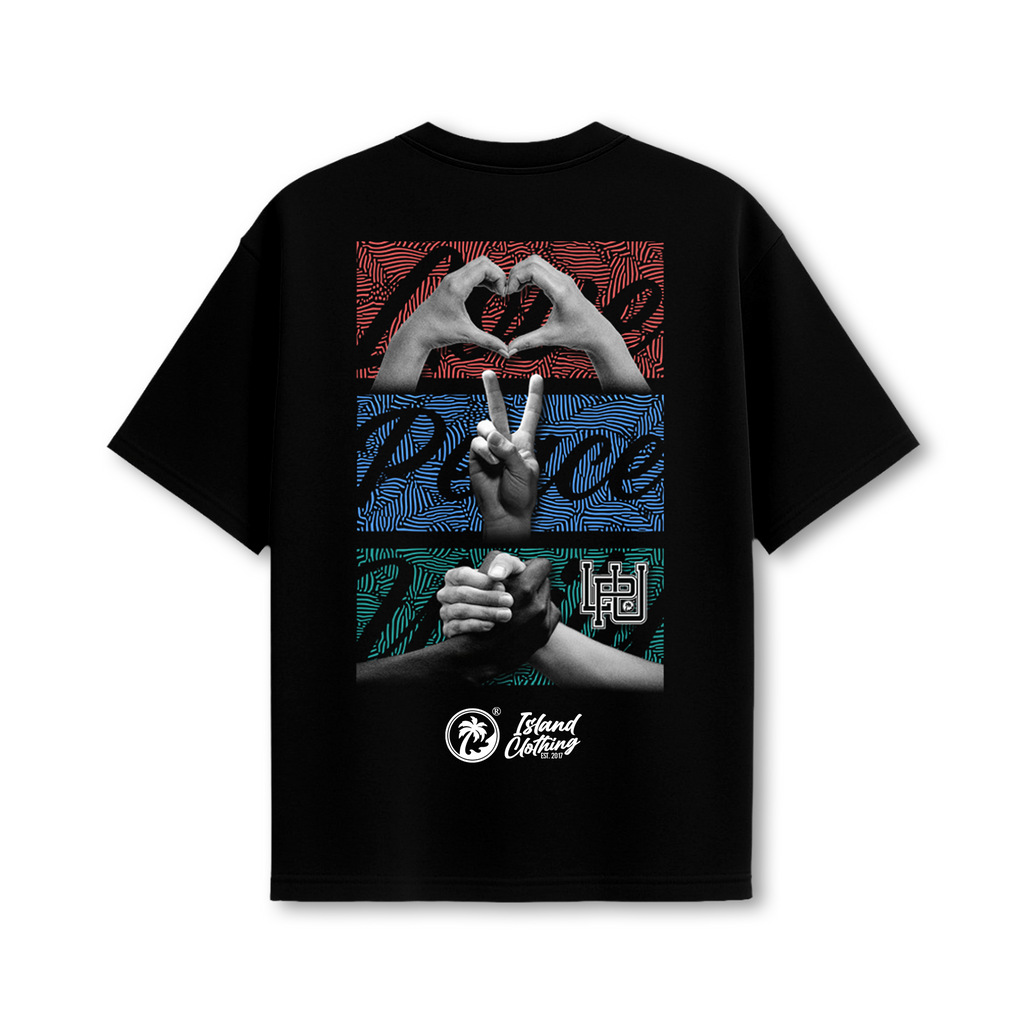 LPU Hand Signs  - UH77 Heavyweight Oversized - Black