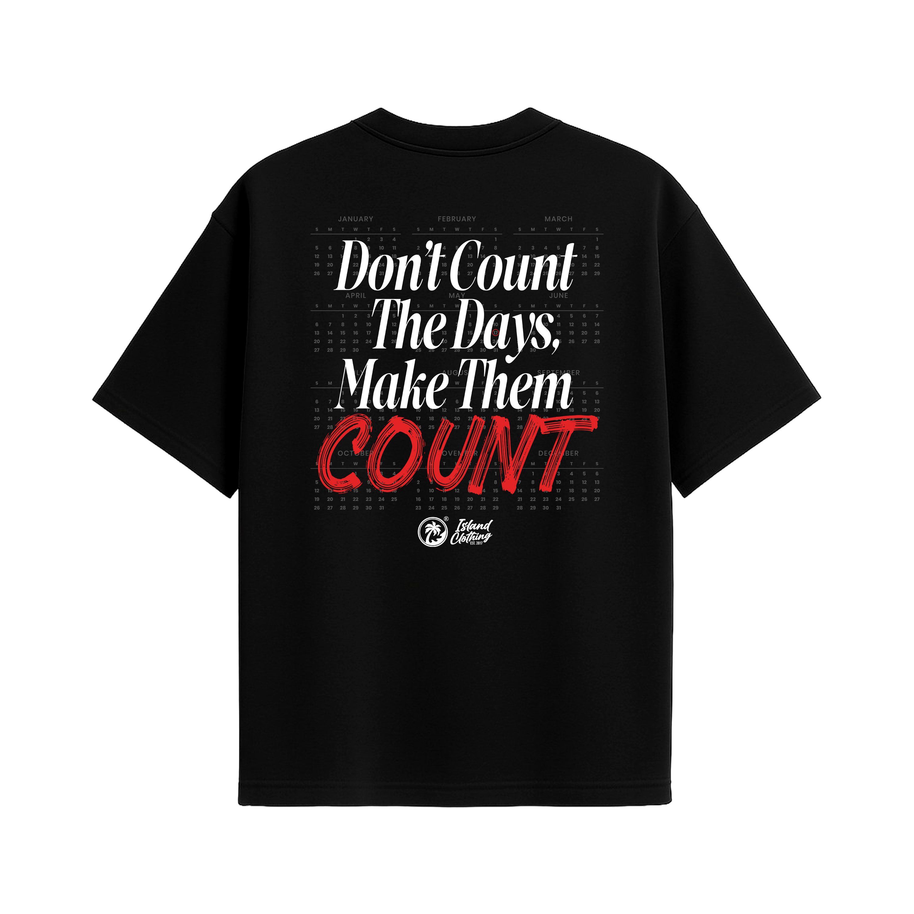 Make Them Count - UH77 Heavyweight Oversized Black