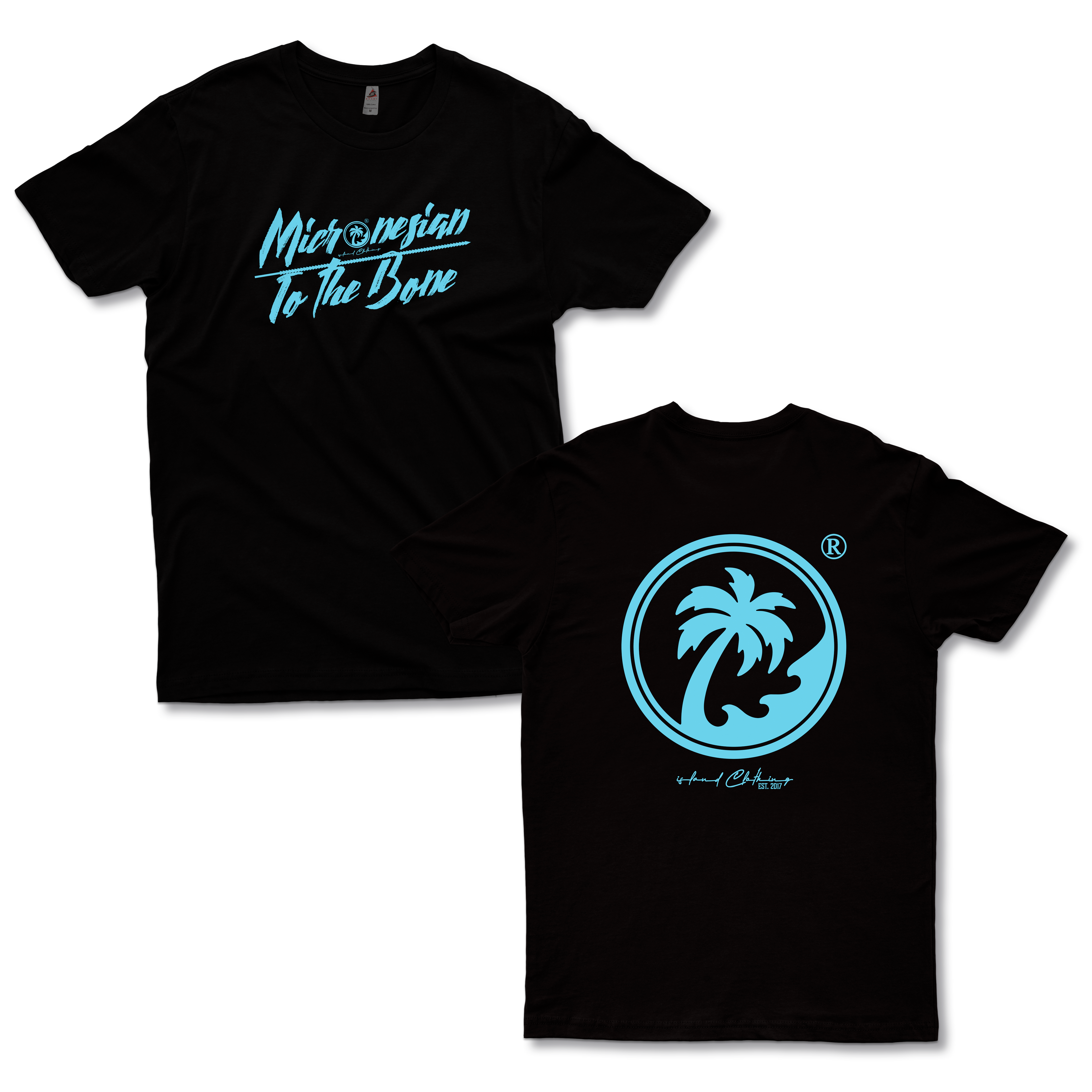 Micronesian To The Bone - SB 1200 Heavyweight Regular Fit - Black