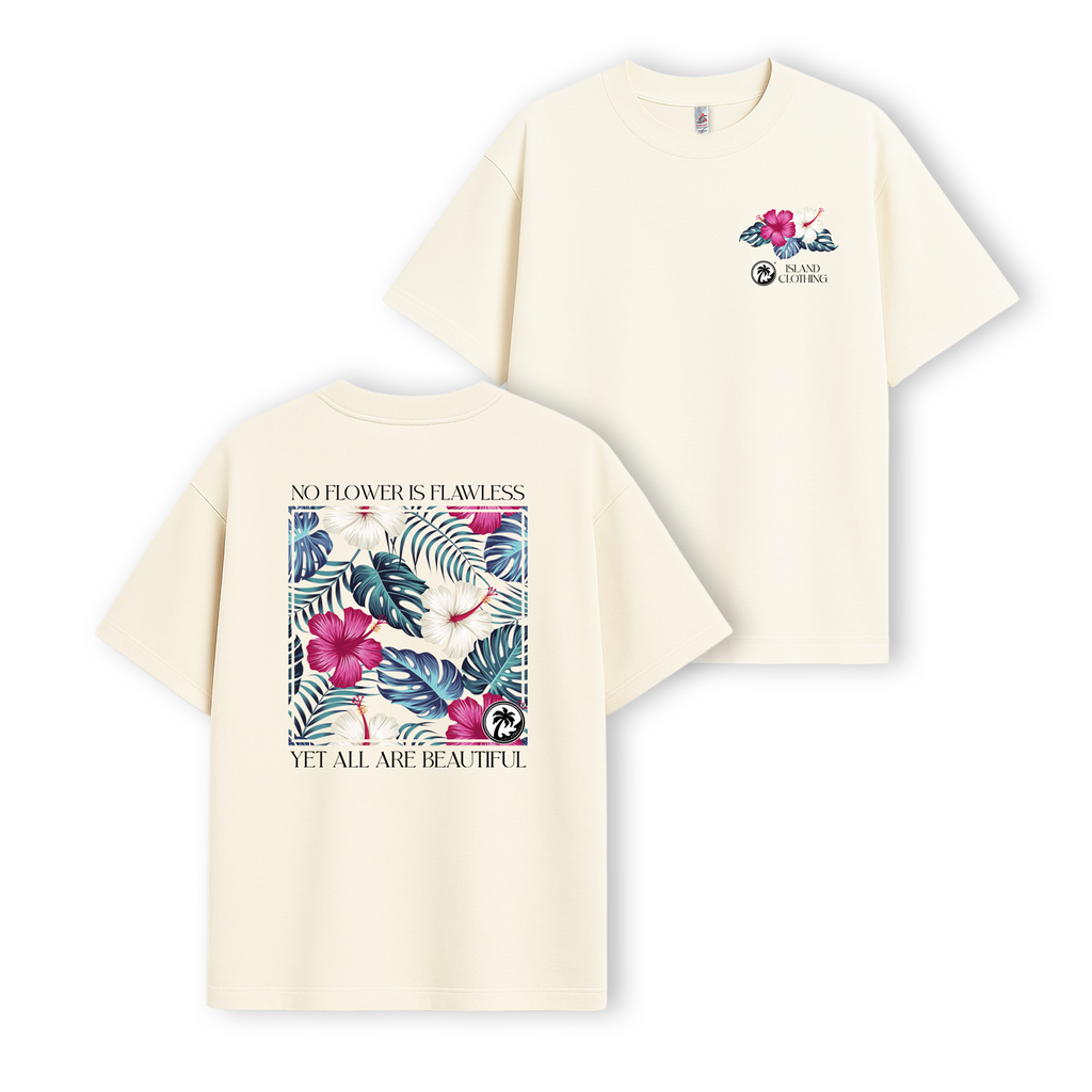 Beautifully Flawed - UH77 Heavyweight Oversized - Cream