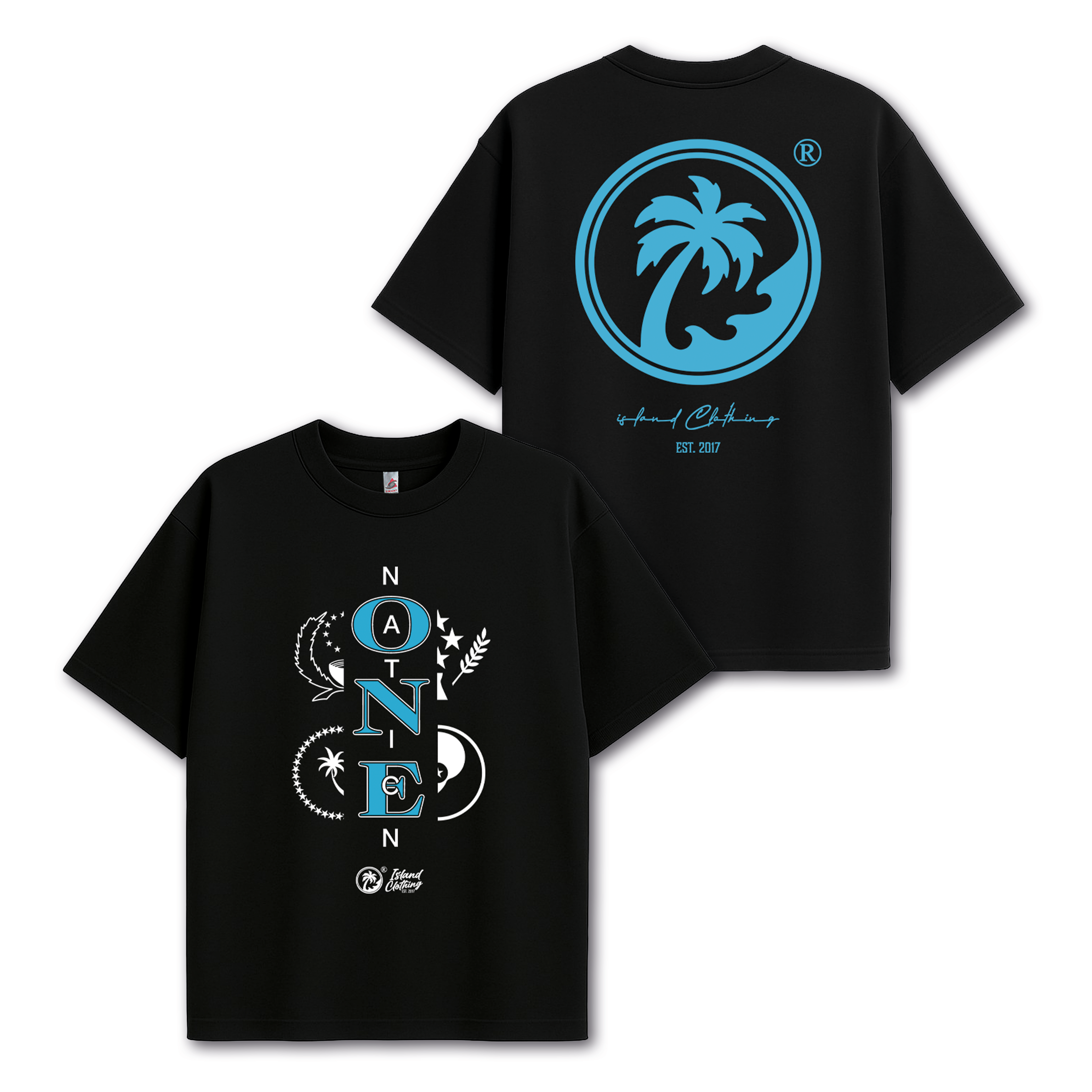 One Nation - UH77 Heavyweight Oversized