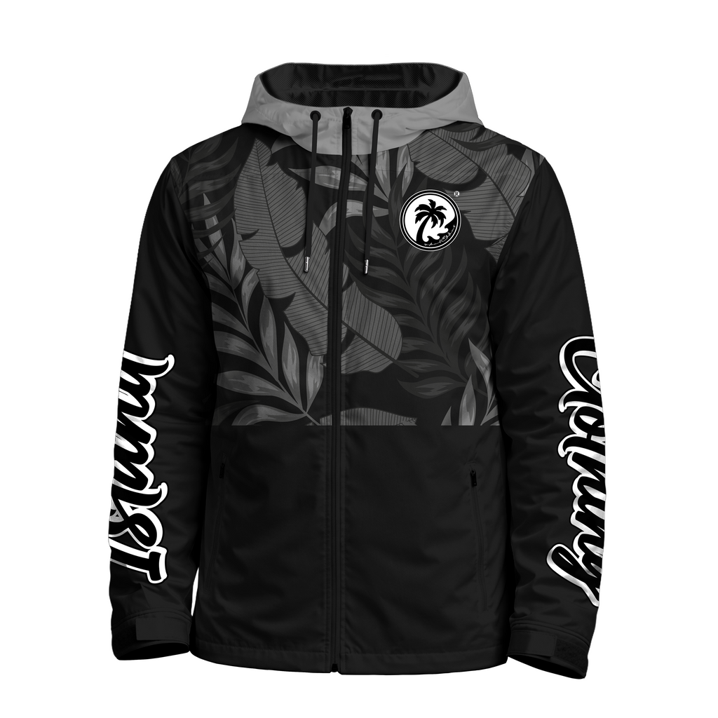 Pacific Islander Tropical Gray Windbreaker - Sublimation
