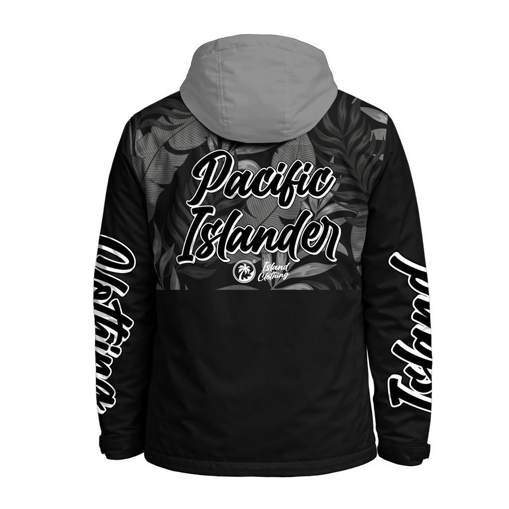 Pacific Islander Tropical Gray Windbreaker - Sublimation
